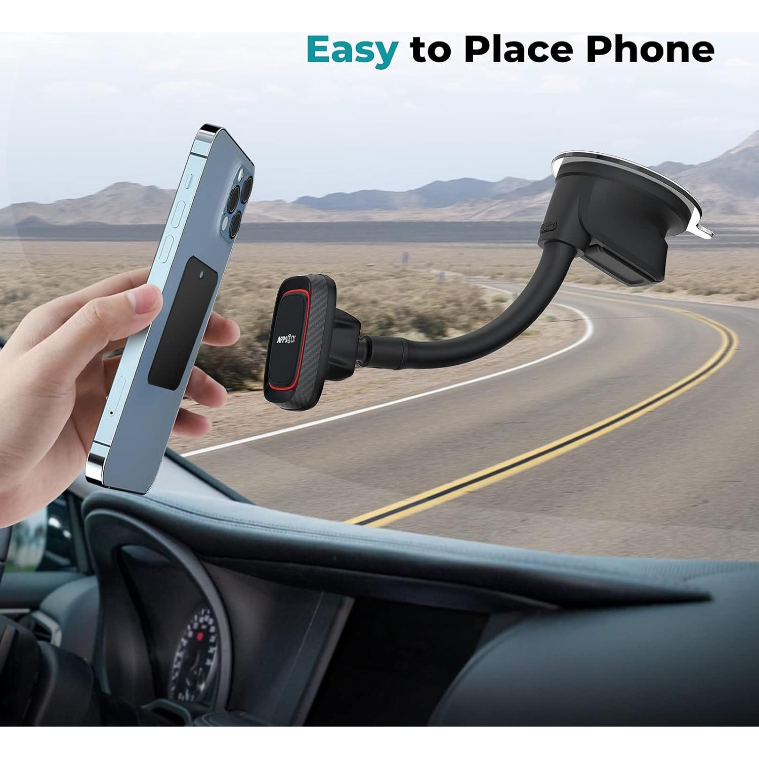 Soporte Magnético para Teléfono Gendle M02-S3 con Ventosa Fuerte