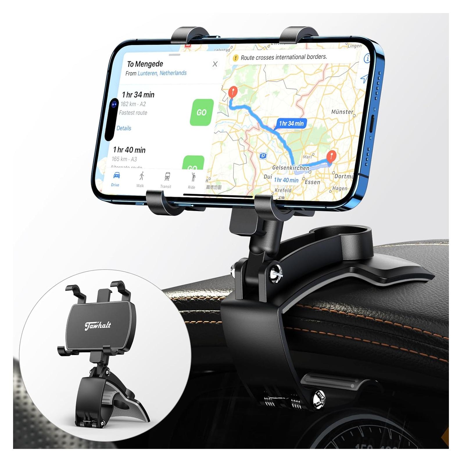 Soporte para teléfono en automóvil Jawhalt 7760 360° rotación