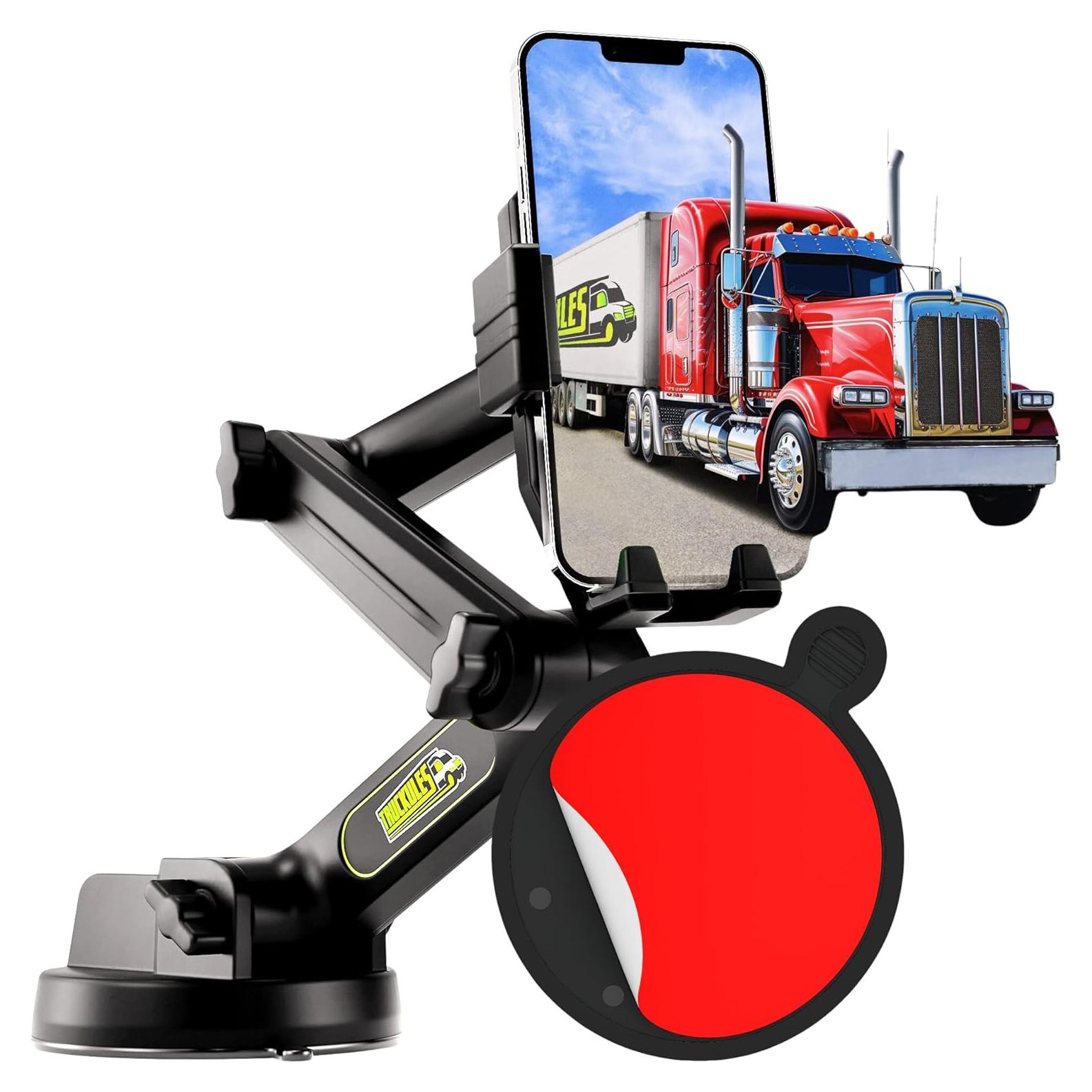 Soporte para teléfono Truckules 16.9" para camión negro