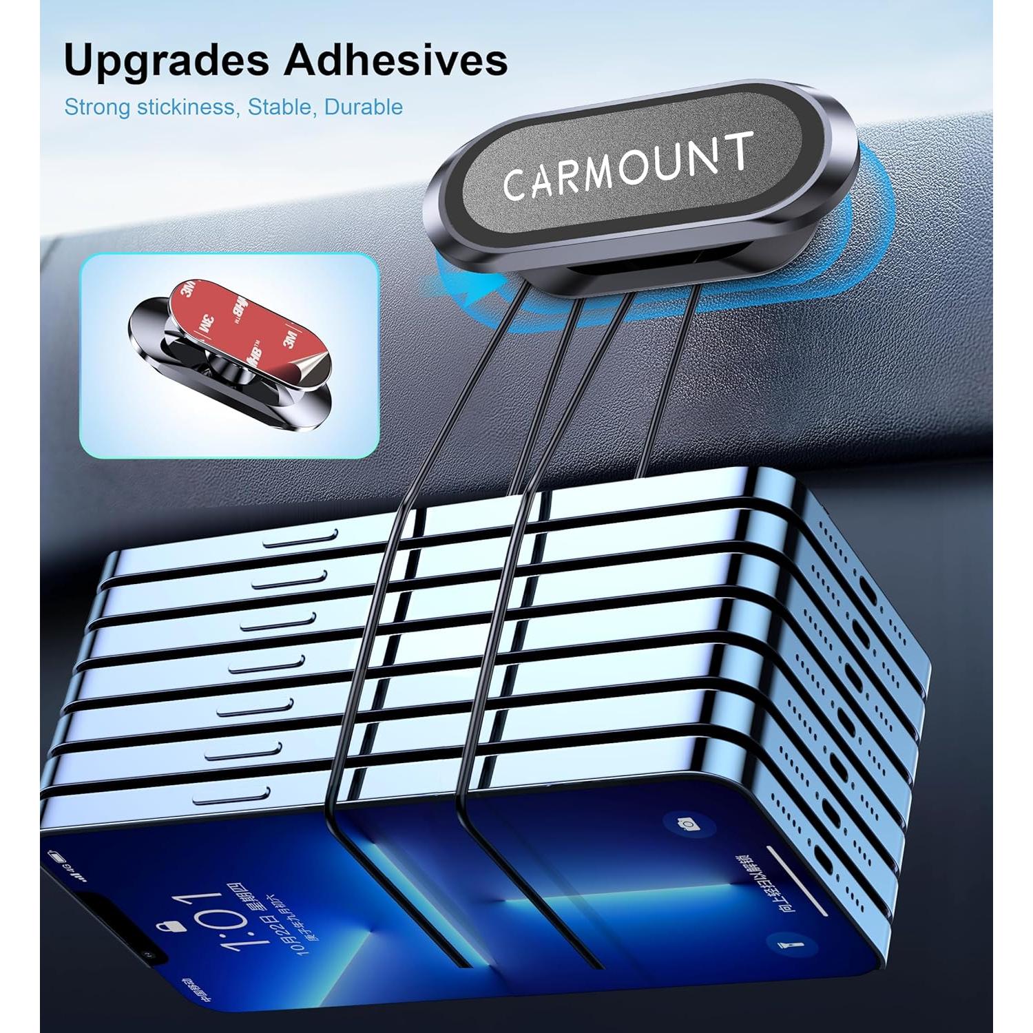 Soporte Magnético para Teléfono Auto Mag-Carmount 2-Pack