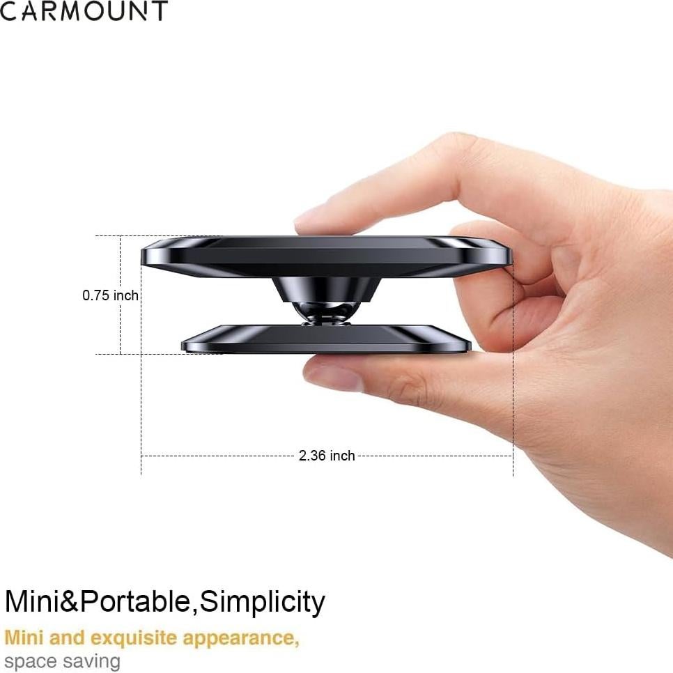 Soporte Magnético para Teléfono Auto Mag-Carmount 2-Pack
