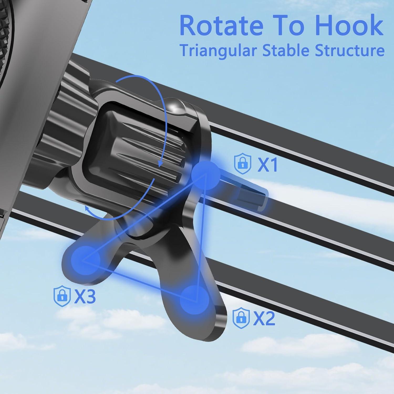 Soporte para Teléfono de Coche TAPMEI 2025 Universal Negro