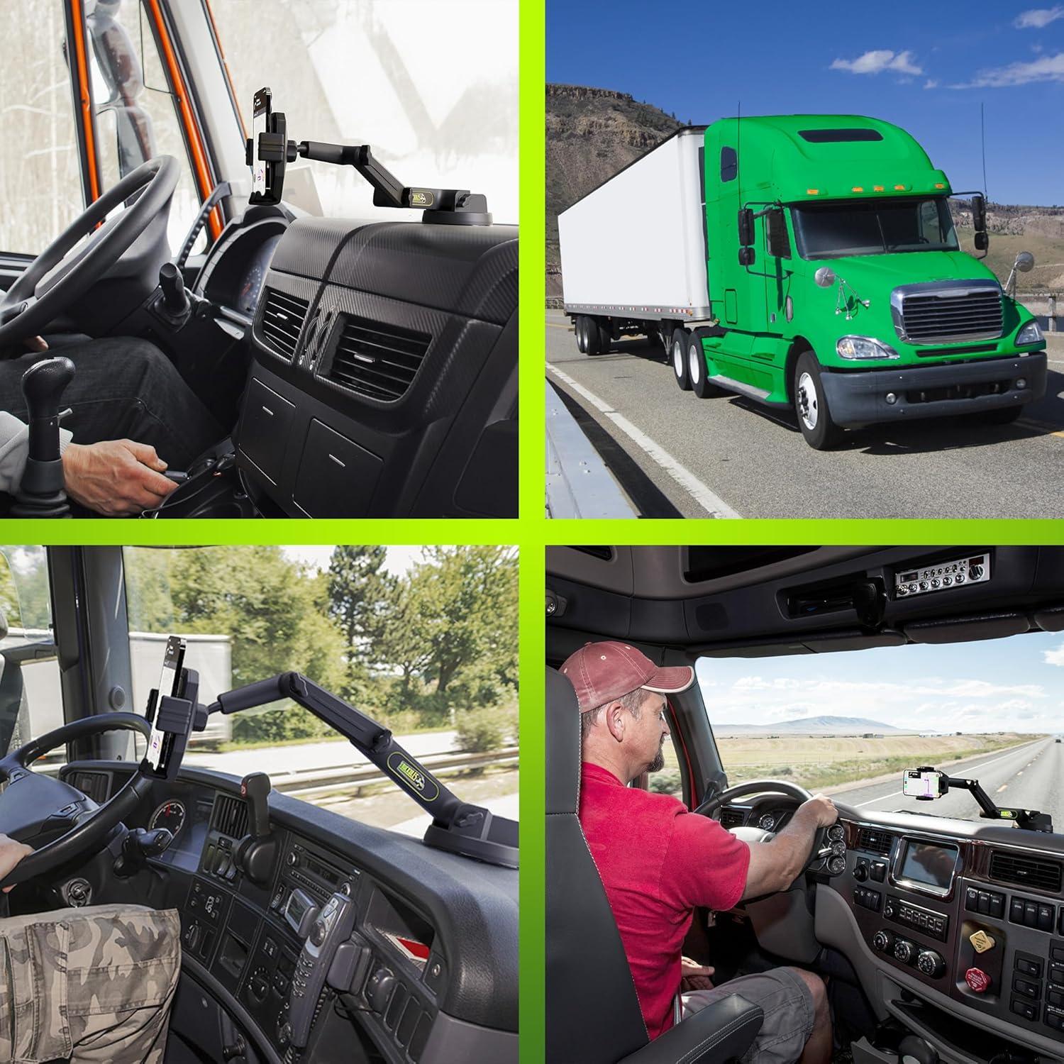 Soporte para Teléfono Truckules 16.9" para Camión Negro