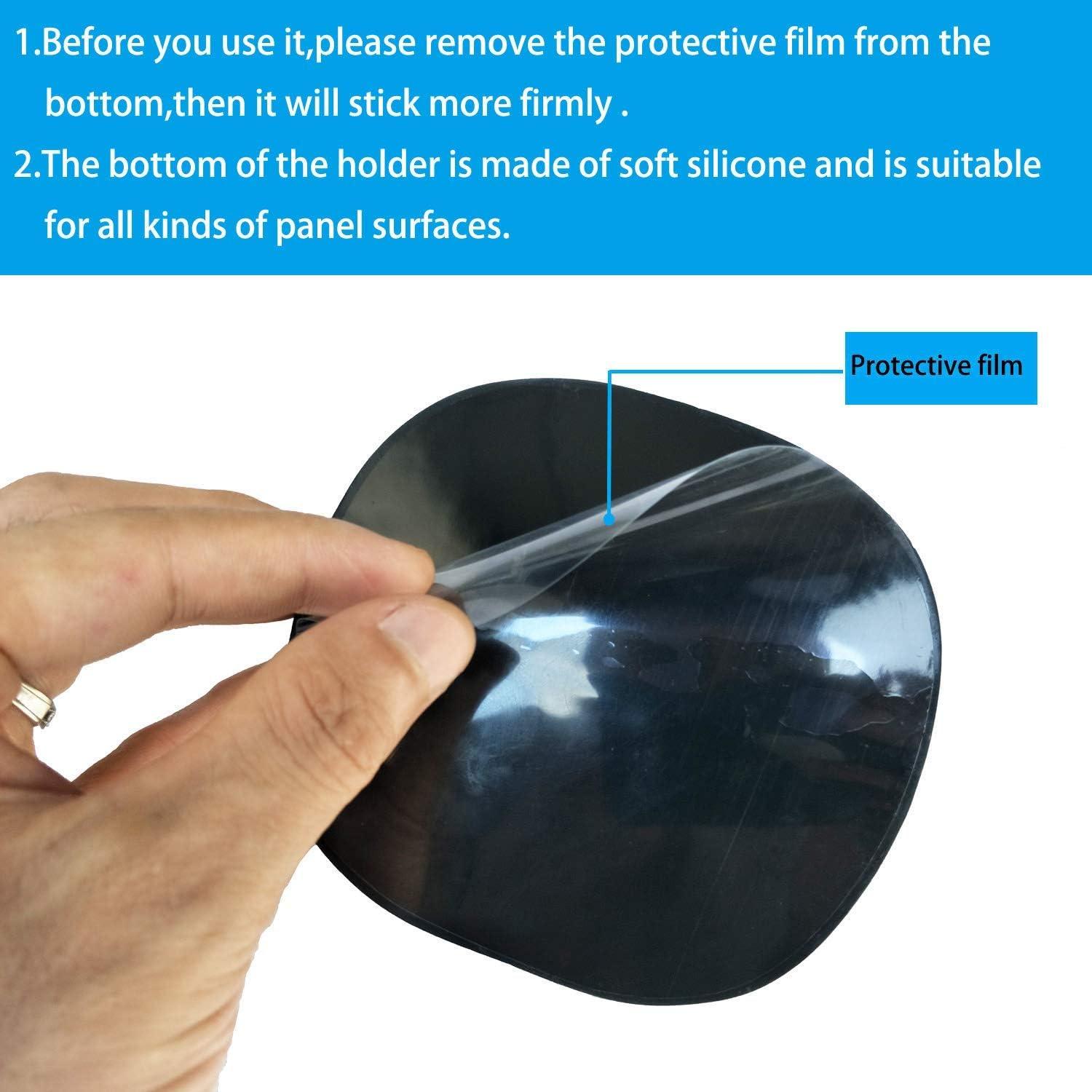 Soporte para teléfono celular de automóvil Chirsfly negro antideslizante