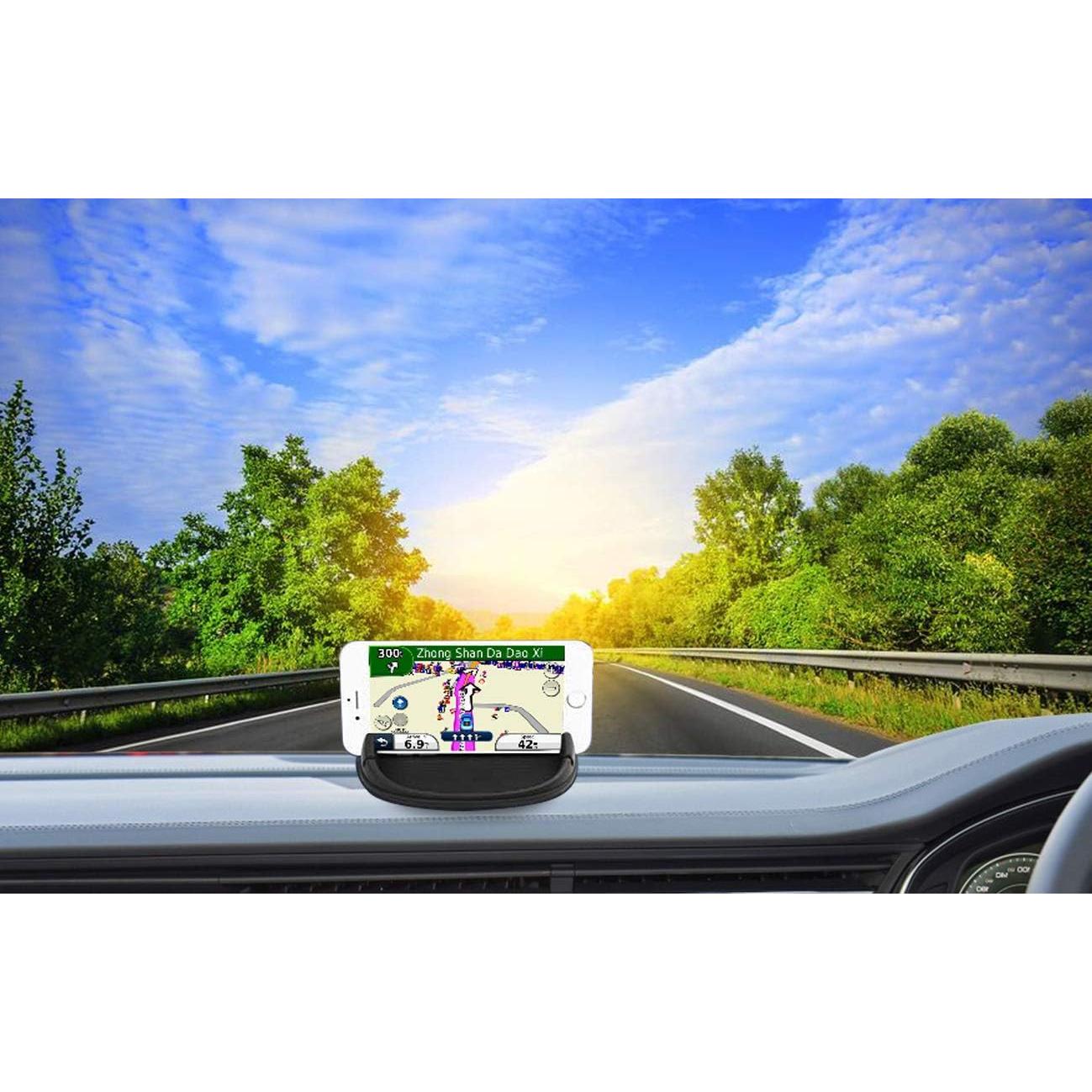 Soporte para teléfono celular de automóvil Chirsfly negro antideslizante