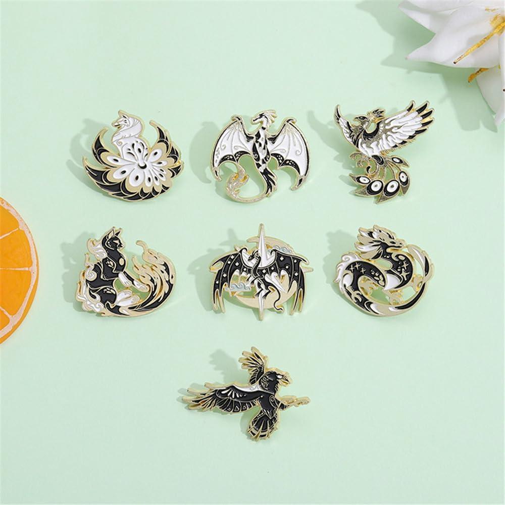 Conjunto de Pines de Esmalte Creativos - Regalo Único