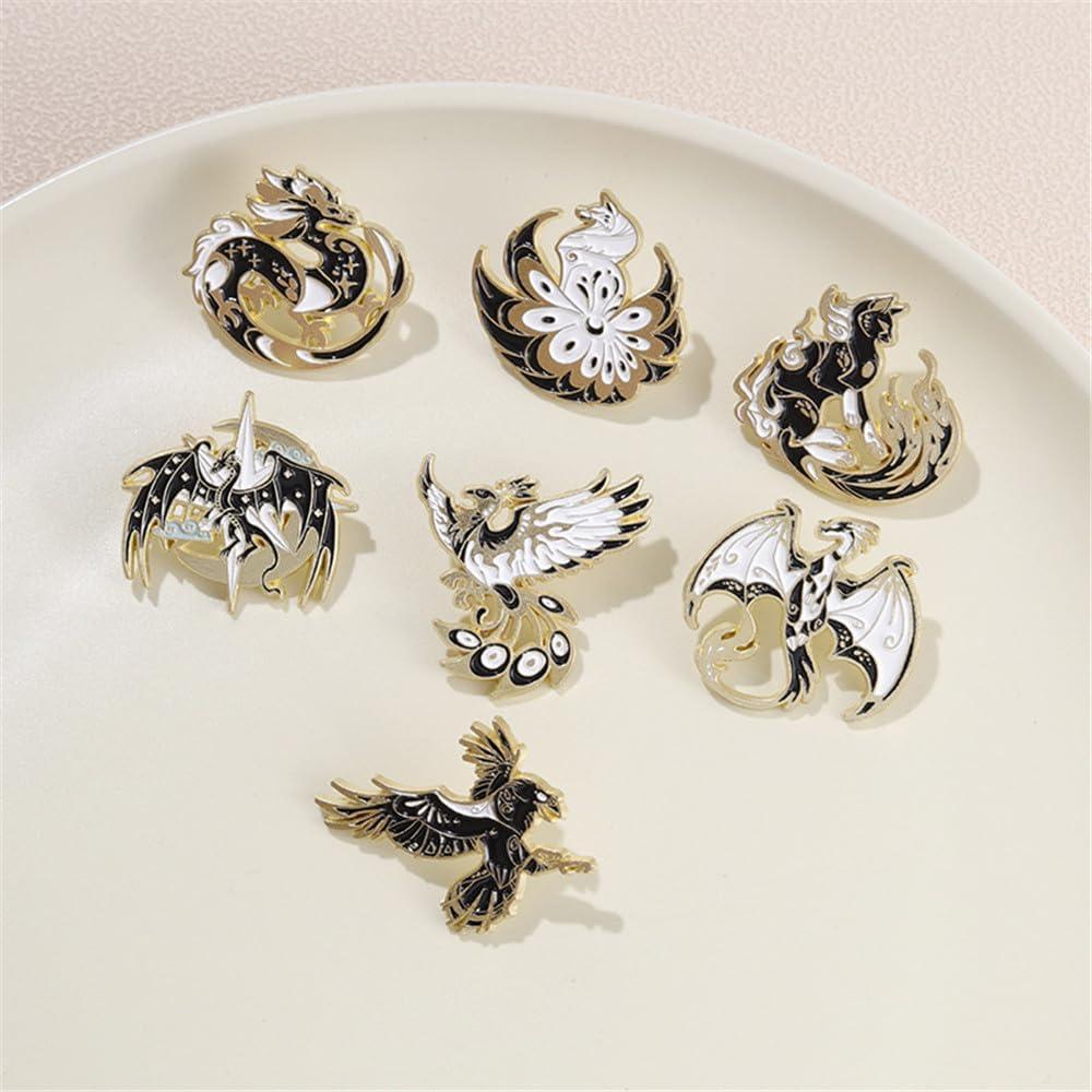 Conjunto de Pines de Esmalte Creativos - Regalo Único