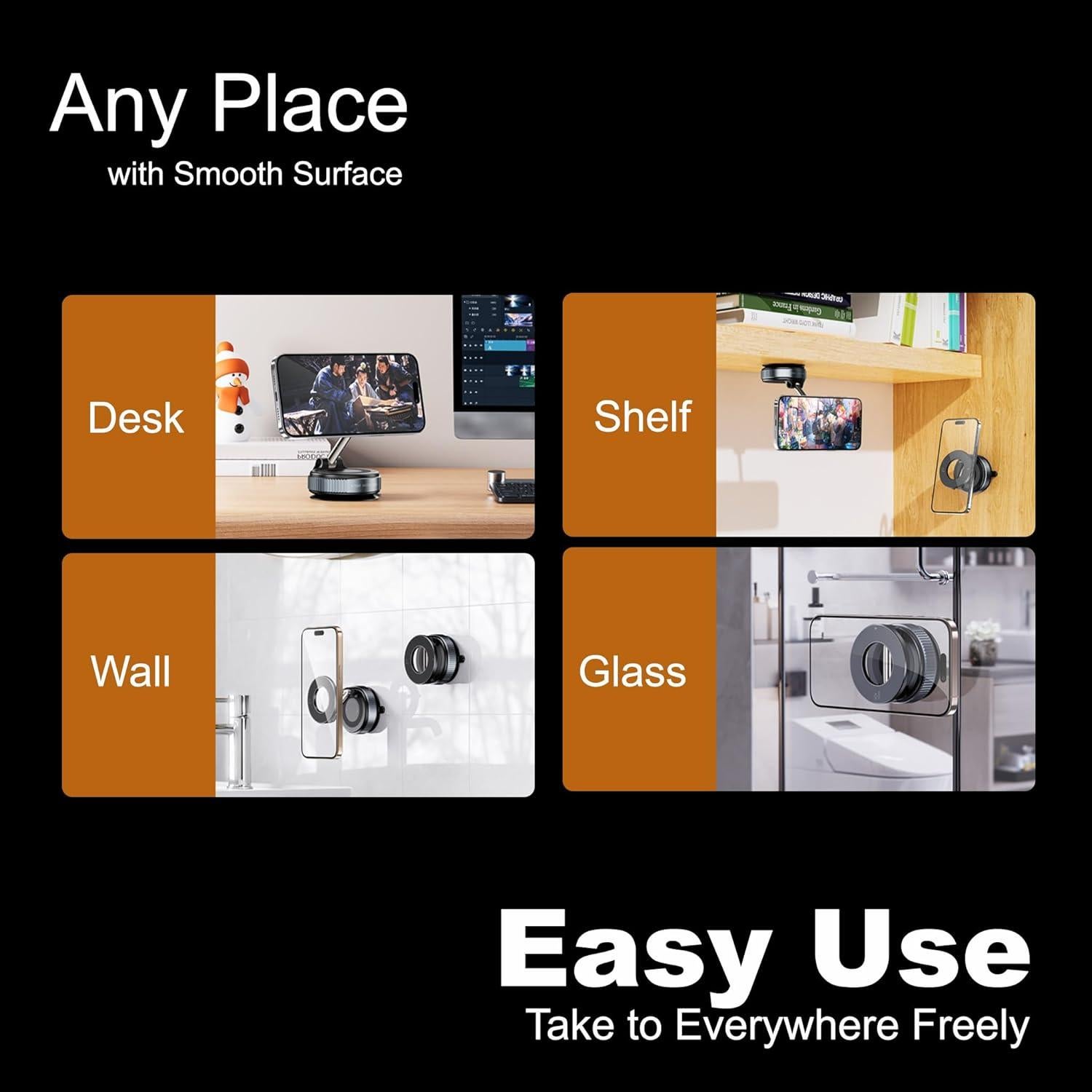 Soporte Magnético para Teléfono de Coche LnkXT Negro