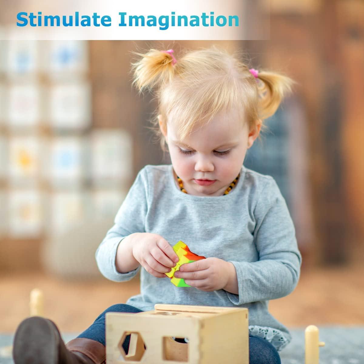 Cubo de Velocidad 3x3x3 Vdealen Sin Pegatinas 5.6cm