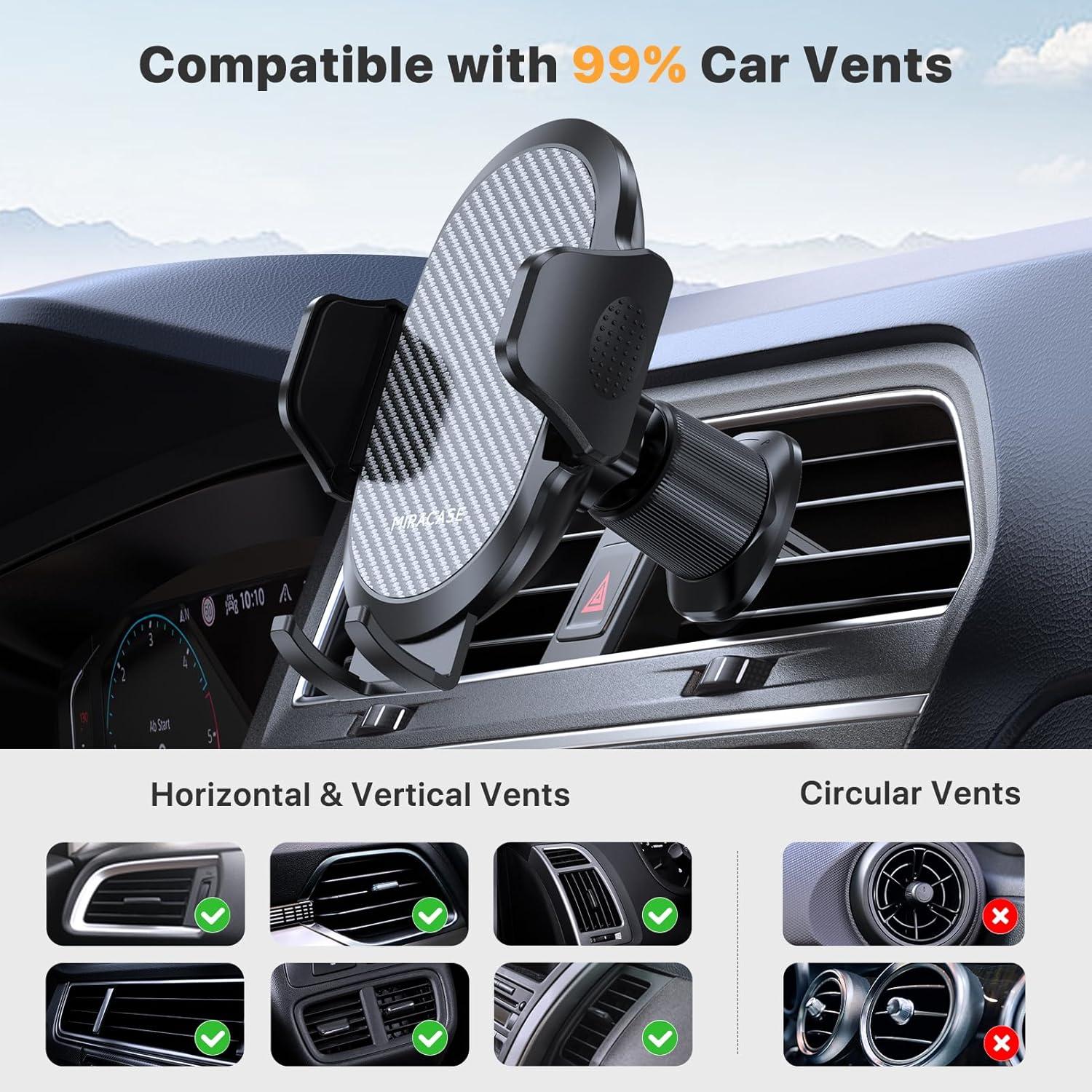 Soporte para Teléfono Móvil 3-en-1 Miracase para Coche