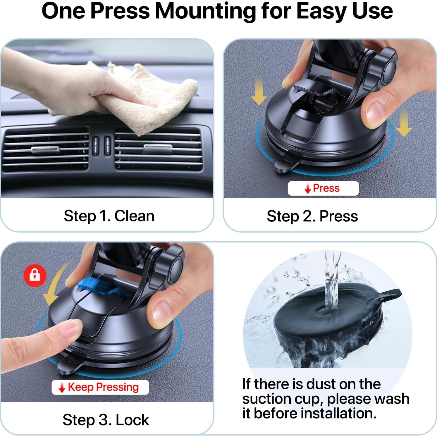 Soporte para Teléfono Móvil 3-en-1 Miracase para Coche