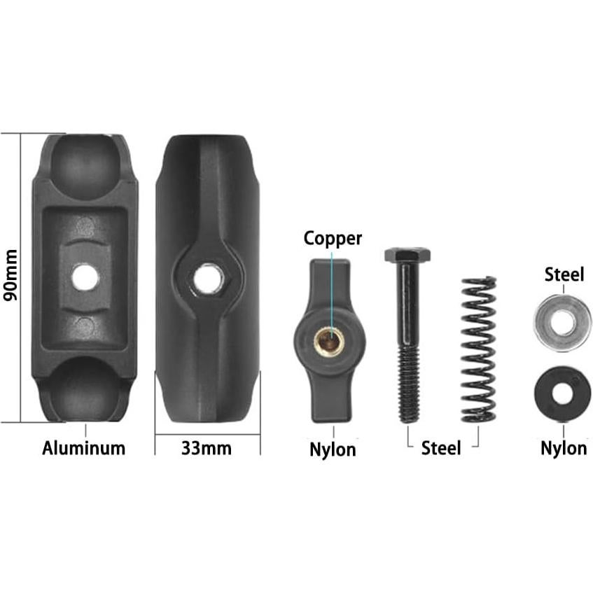 Soporte para Teléfono Strg con Base Redonda y Brazo Doble Socket