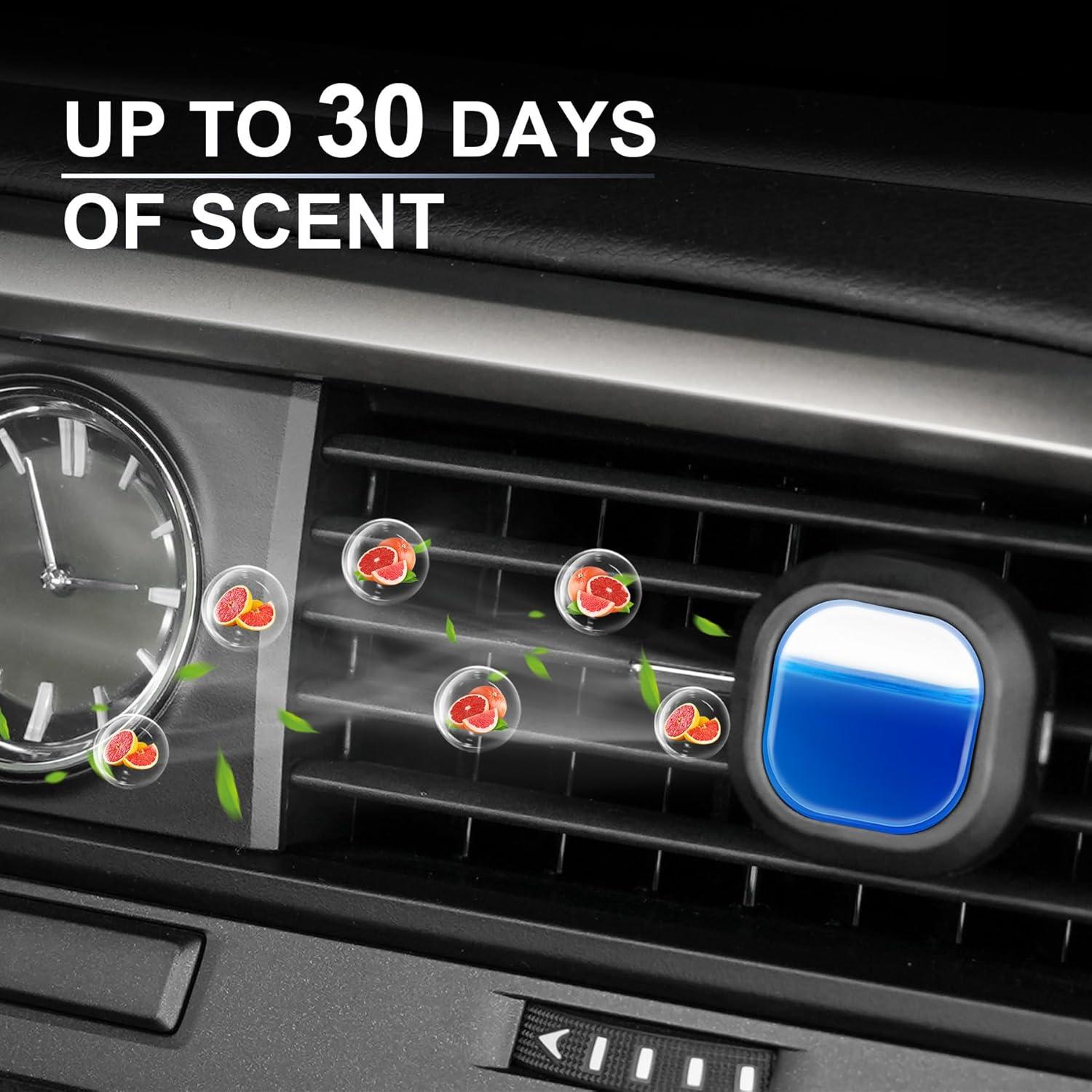 Aromatizante para Automóvil JUSTTOP 6PK - 4 Océano y 2 Hielo Cristal