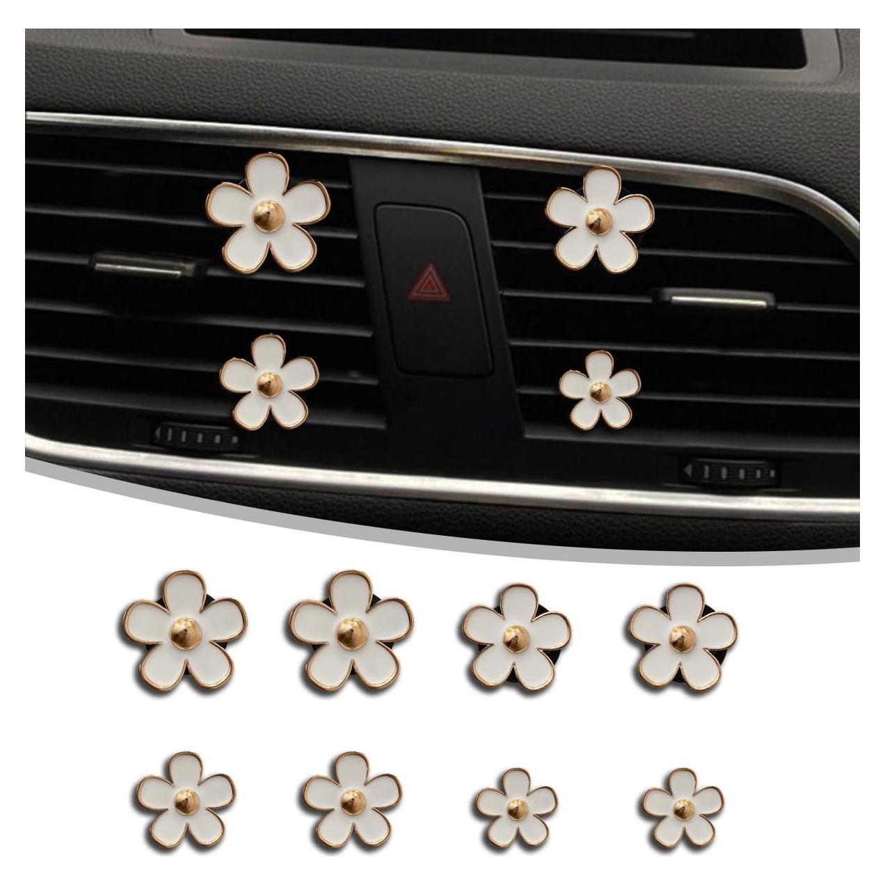 Clips de Ventilación de Aire para Auto Couslcd 8 Piezas Blanco