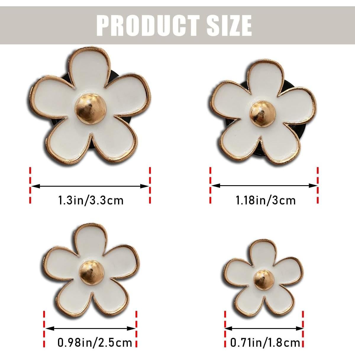 Clips de Ventilación de Aire para Auto Couslcd 8 Piezas Blanco