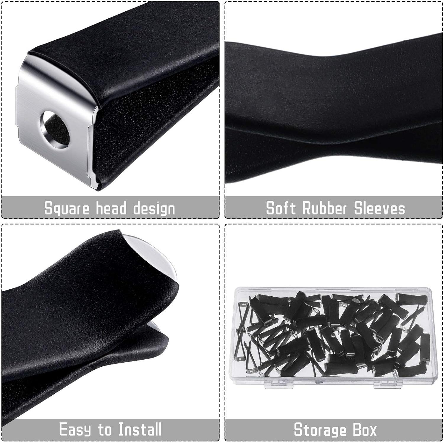 Clips de Ventilación para Coche Frienda 130 Pcs Negro