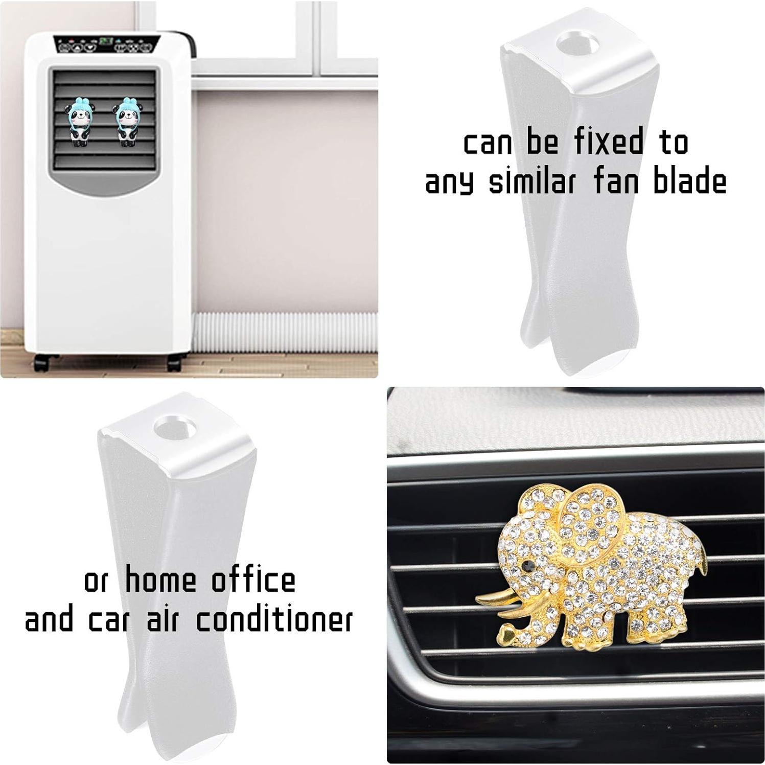 Clips de Ventilación para Coche Frienda 130 Pcs Negro