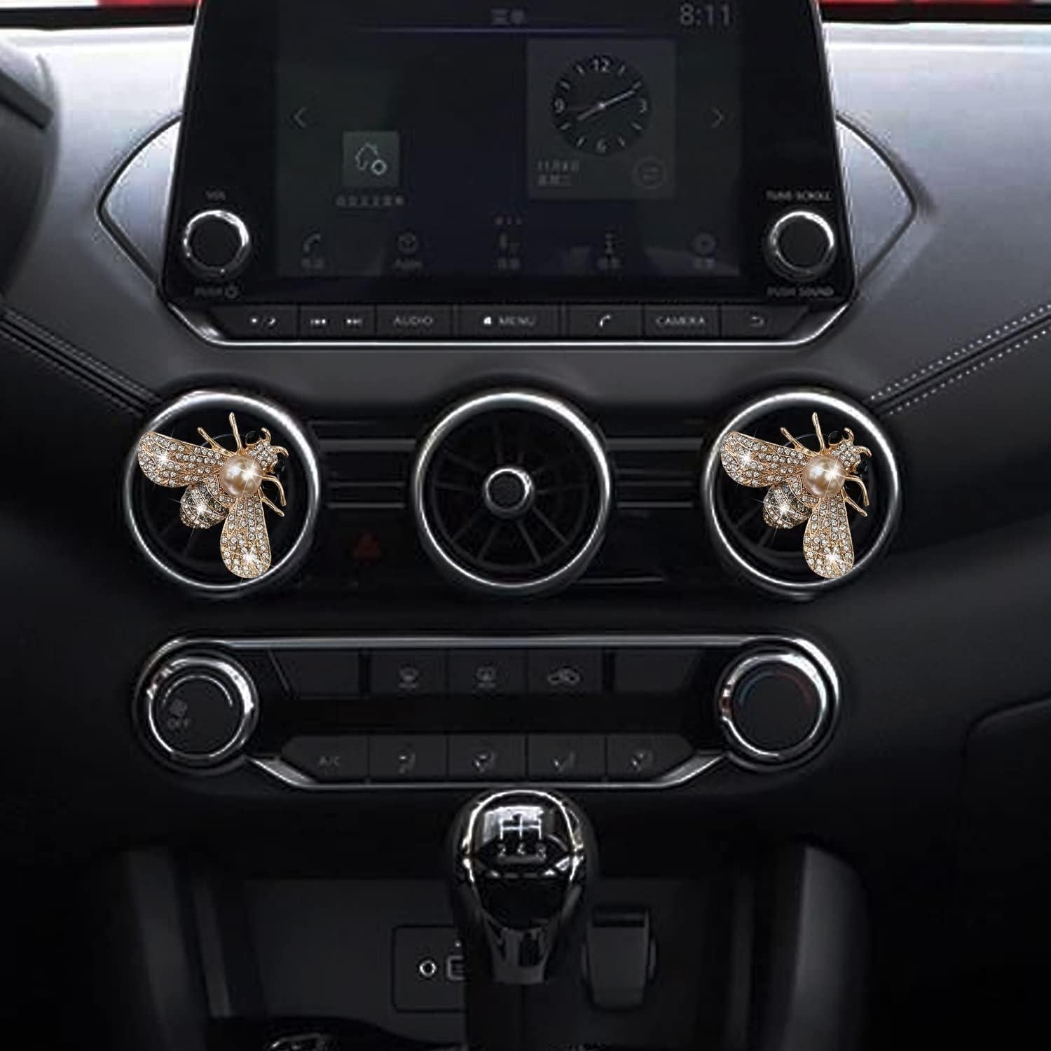 Clip Difusor de Aroma para Coche Galyacht Mariposa Dorado