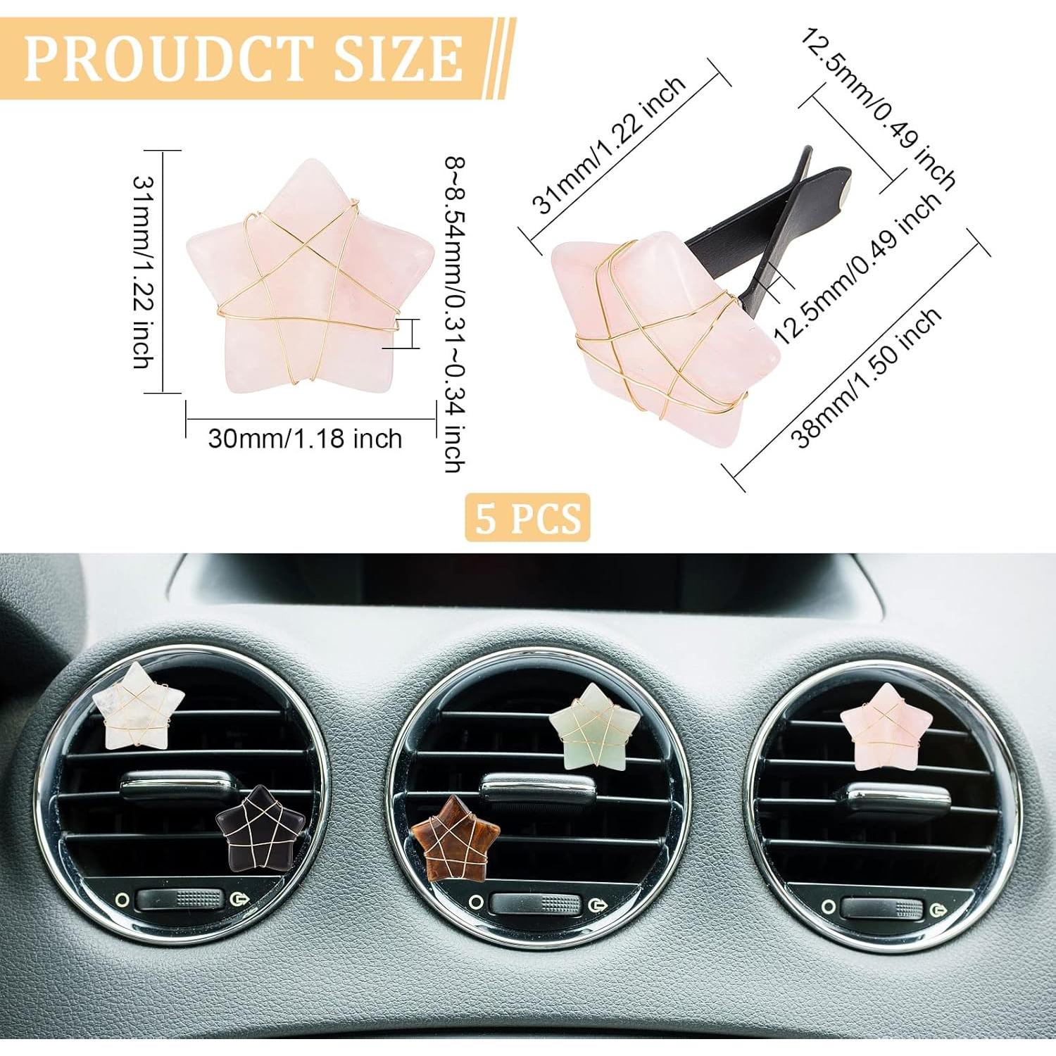 Clips de Ventilación para Auto OLYCRAFT - 5 Estilos Estrella