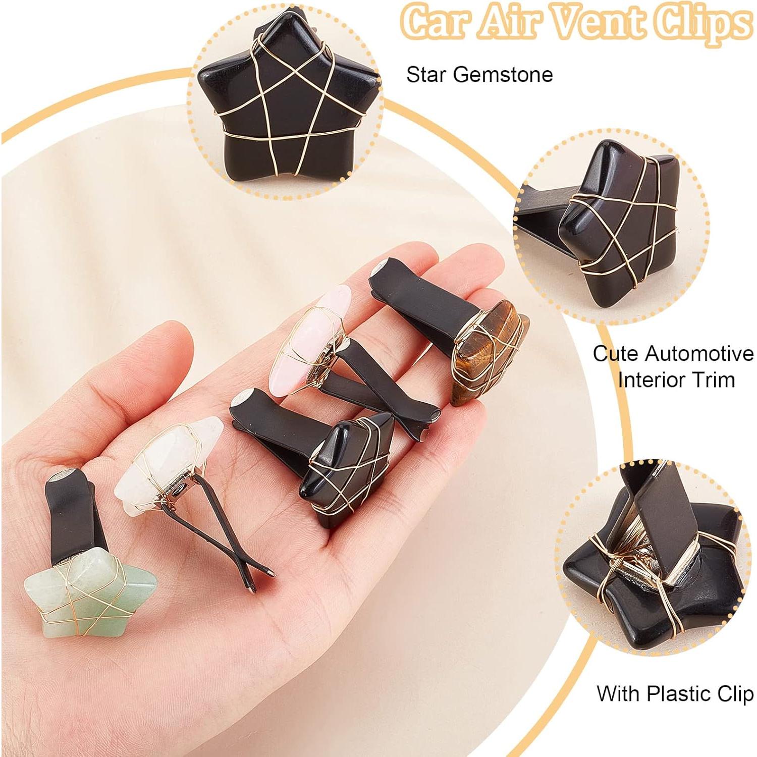 Clips de Ventilación para Auto OLYCRAFT - 5 Estilos Estrella