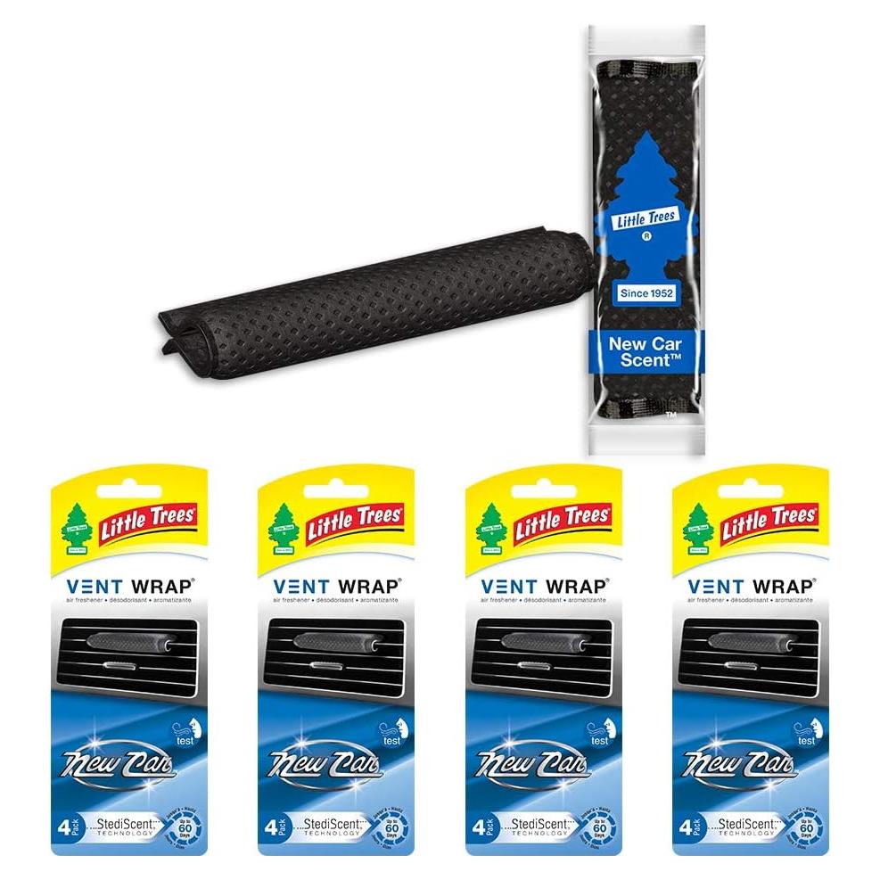 Ambientador de Auto Little Trees - Aroma a Auto Nuevo, 16 Unidades