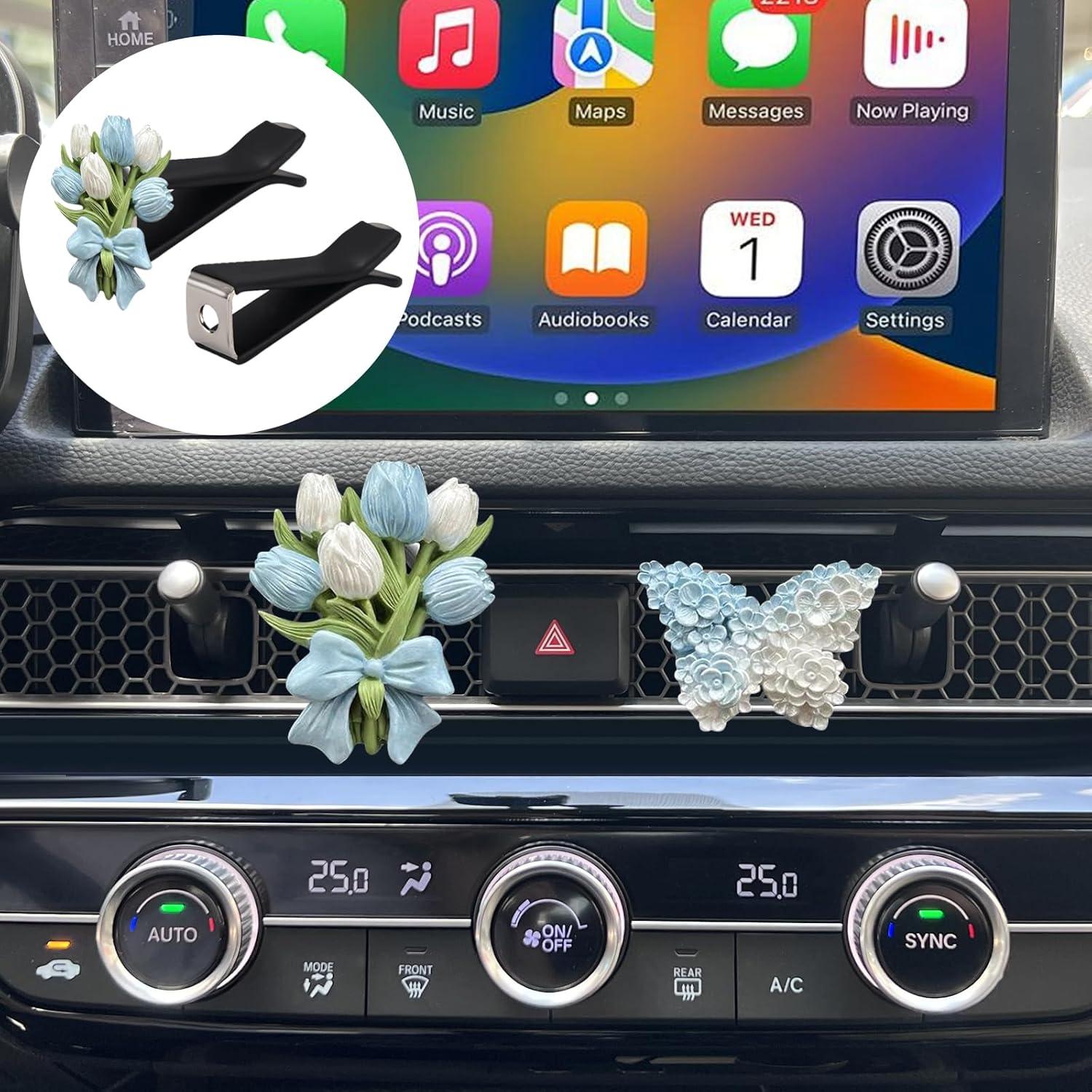 10 Clips de Ventilación + 3 Adaptadores Honda Civic 11ª Gen