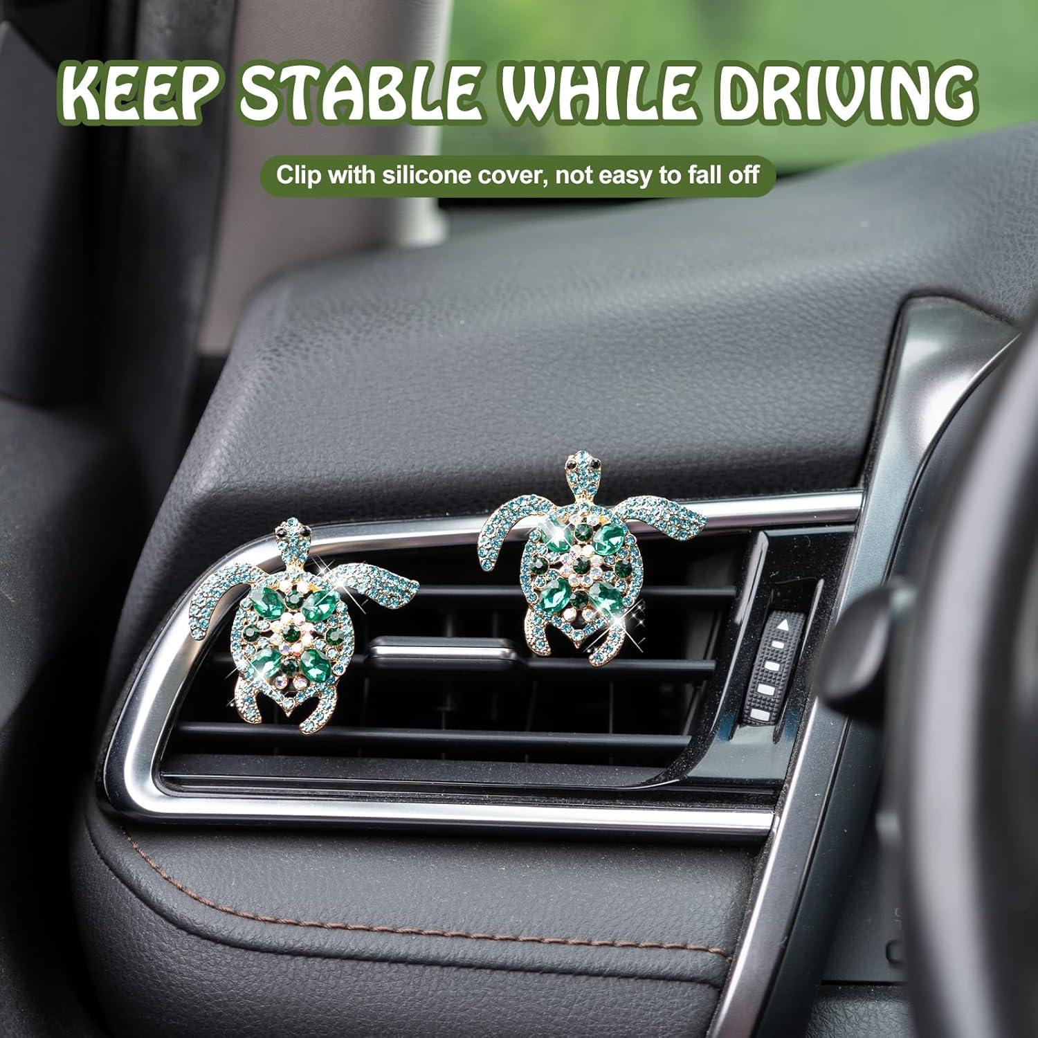 Adorno de Auto Rislobx Tortuga con Fragancia y Cristales