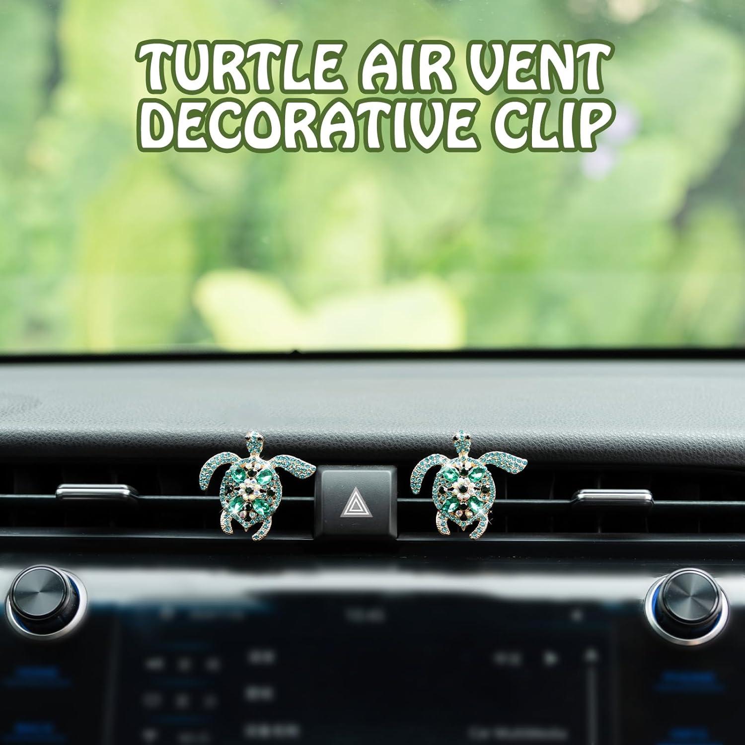 Adorno de Auto Rislobx Tortuga con Fragancia y Cristales