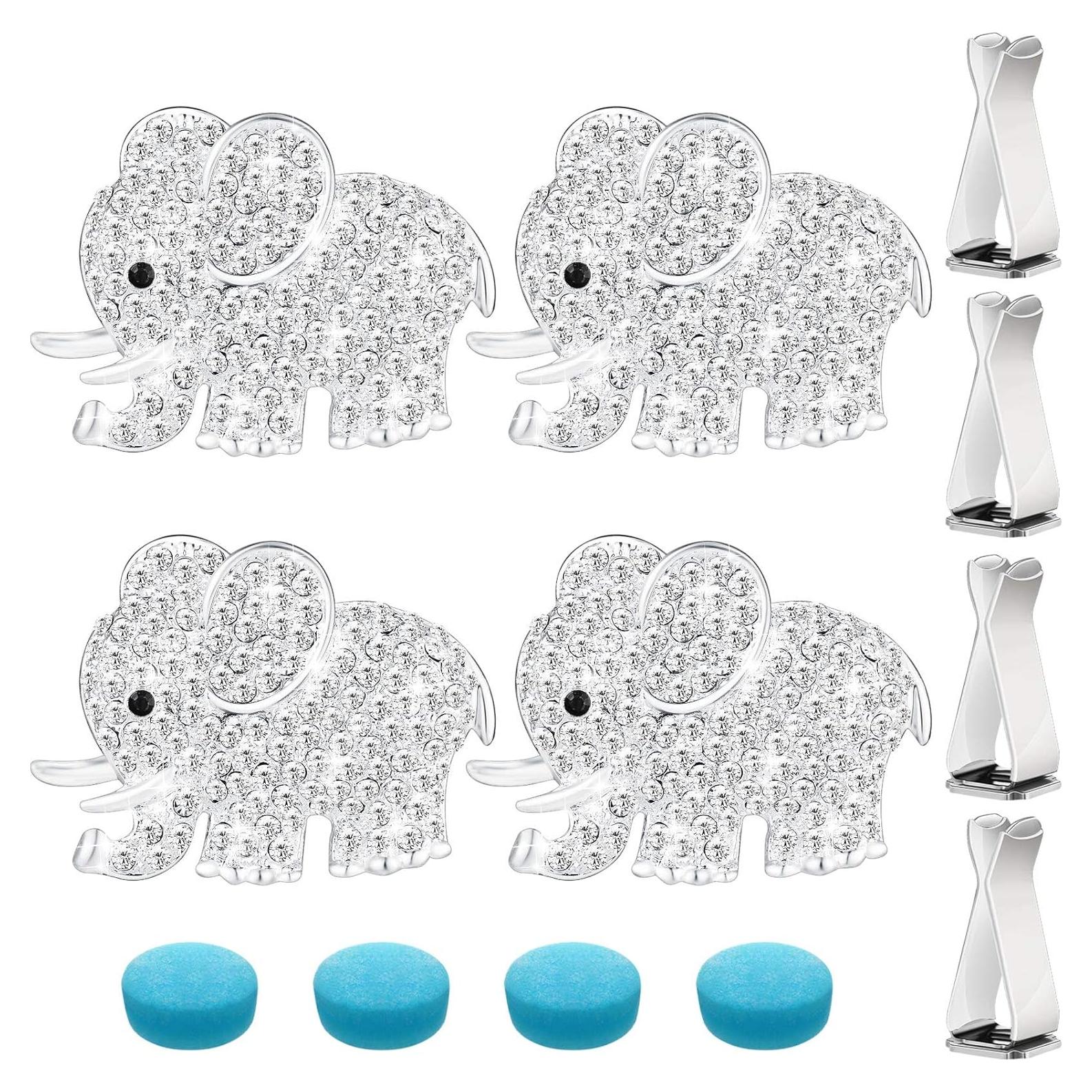 Clips de Ventilación de Aire Brillantes Frienda - 4 Pcs