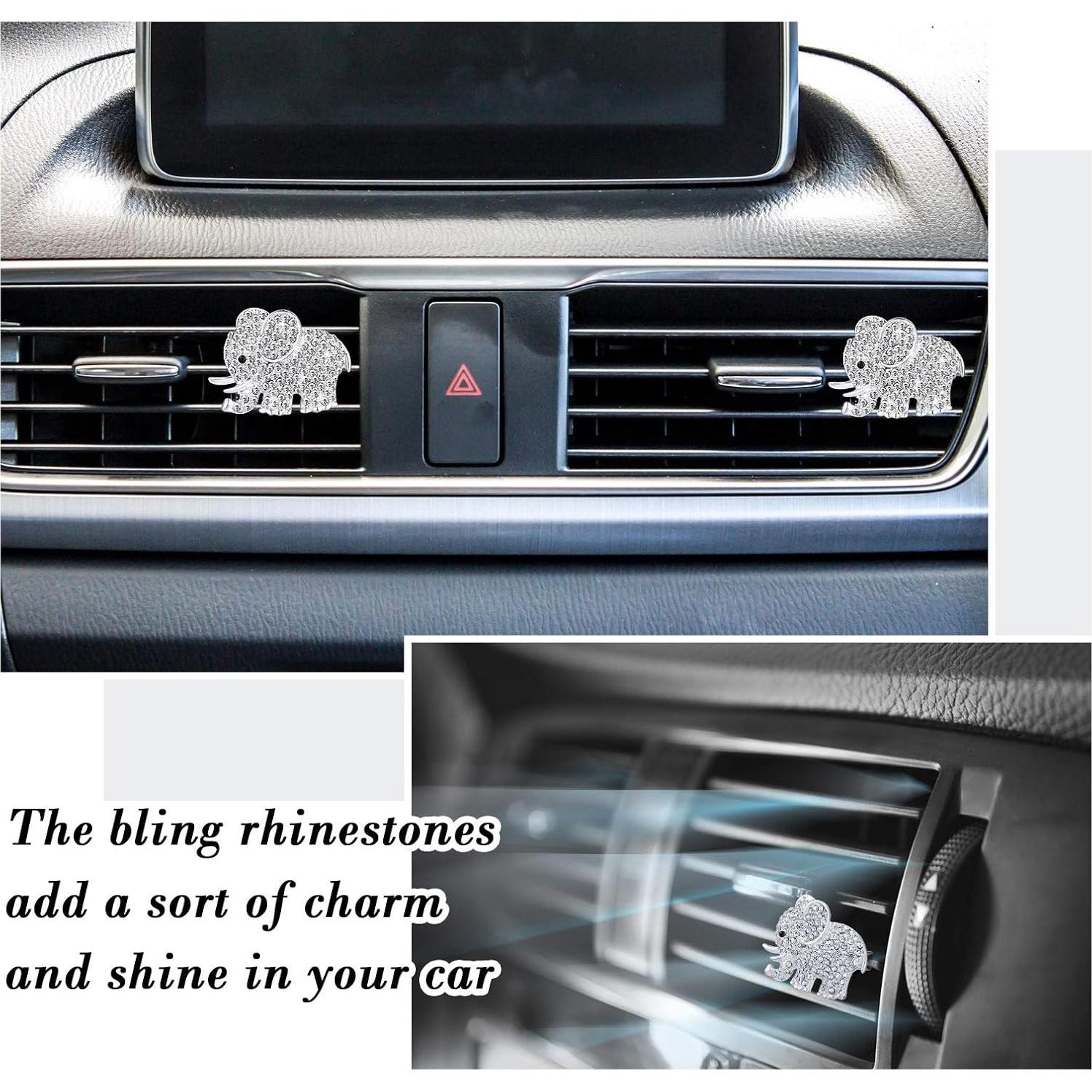 Clips de Ventilación de Aire Brillantes Frienda - 4 Pcs