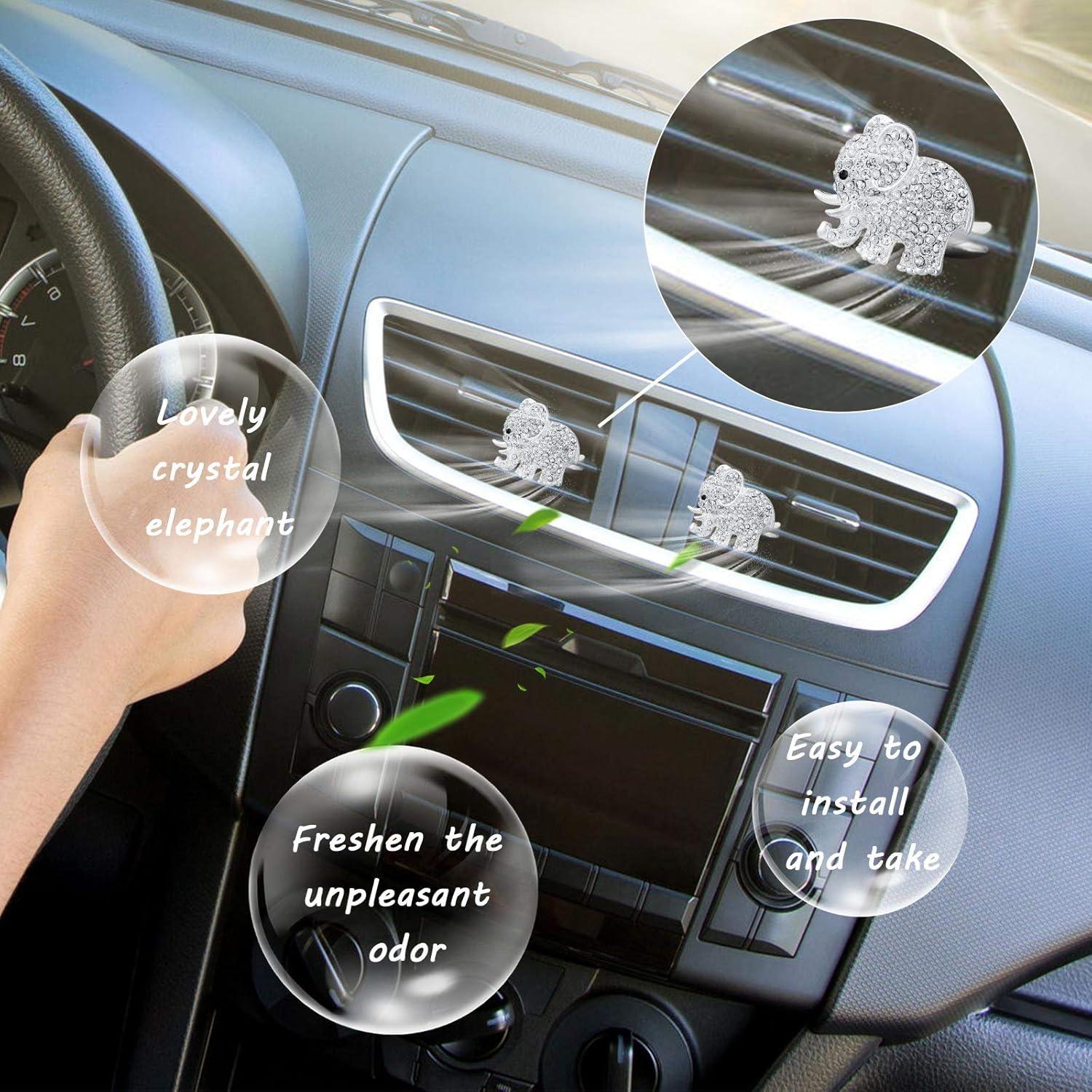 Clips de Ventilación de Aire Brillantes Frienda - 4 Pcs