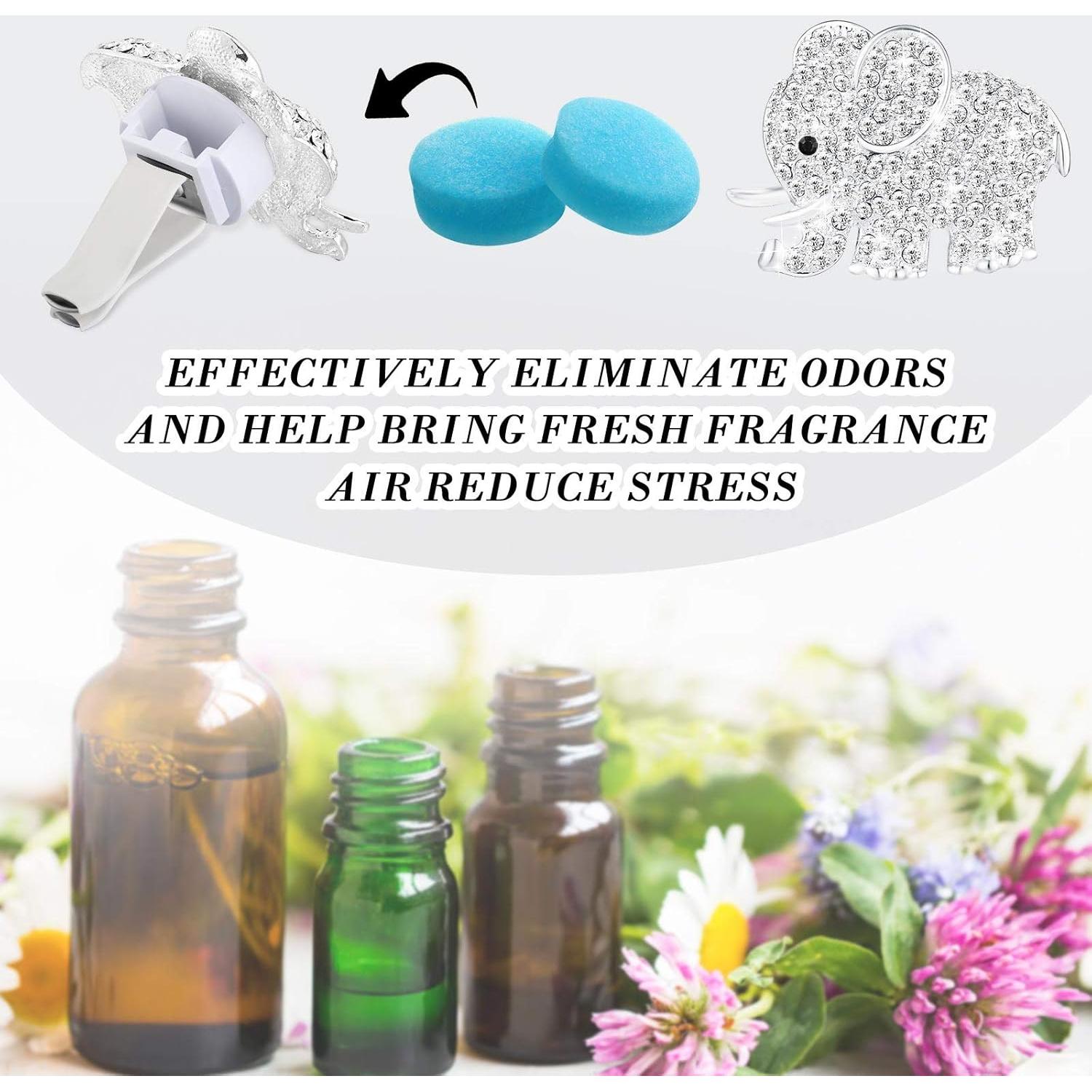 Clips de Ventilación de Aire Brillantes Frienda - 4 Pcs