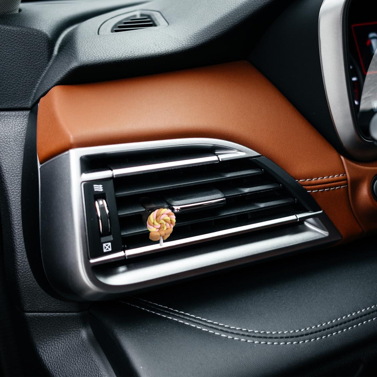 100 Clips de Ventilación para Automóvil Veemoon Metal Negro