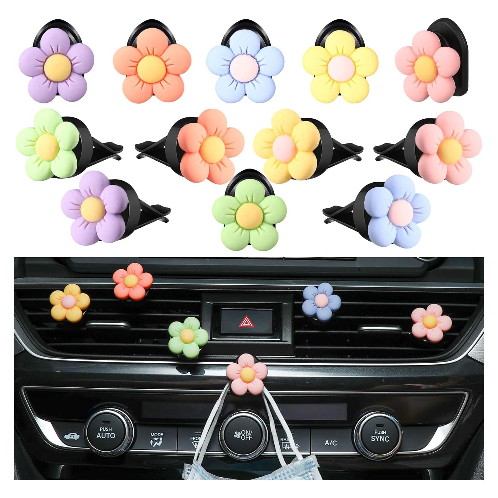 Clips de Ventilación de Flor Tallew 12 Pcs para Automóvil