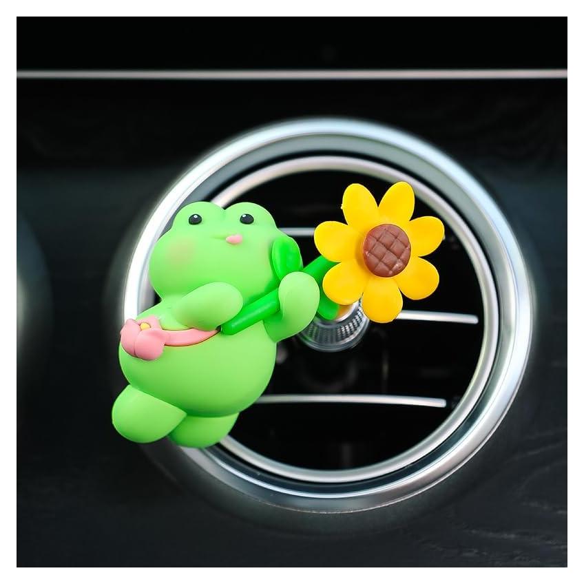 Ambientador de coche Corunkeer rana con fragancia duradera