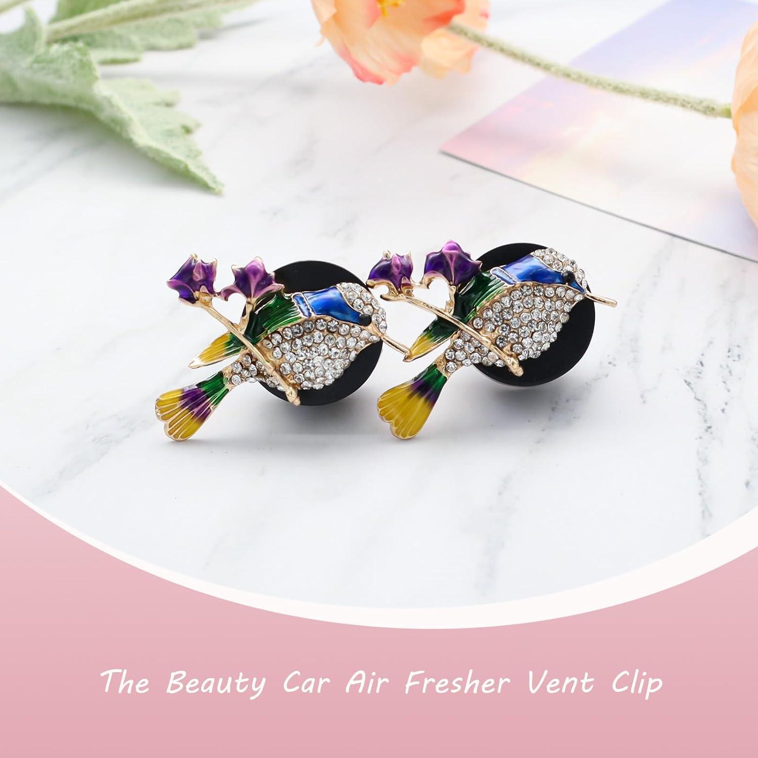 Clip de Ventilación para Auto ORIESSE, 2 Pcs Difusor Azul