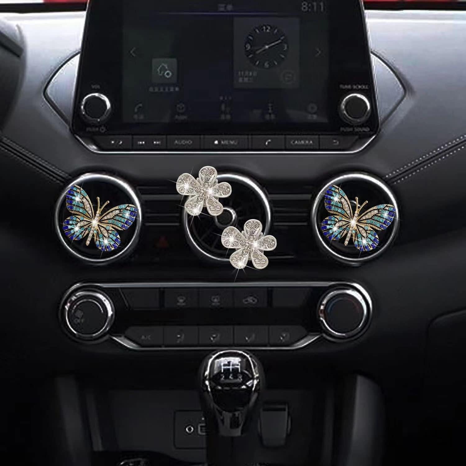 Clip de Ventilación Difusor de Auto Xinjincang con Cristales