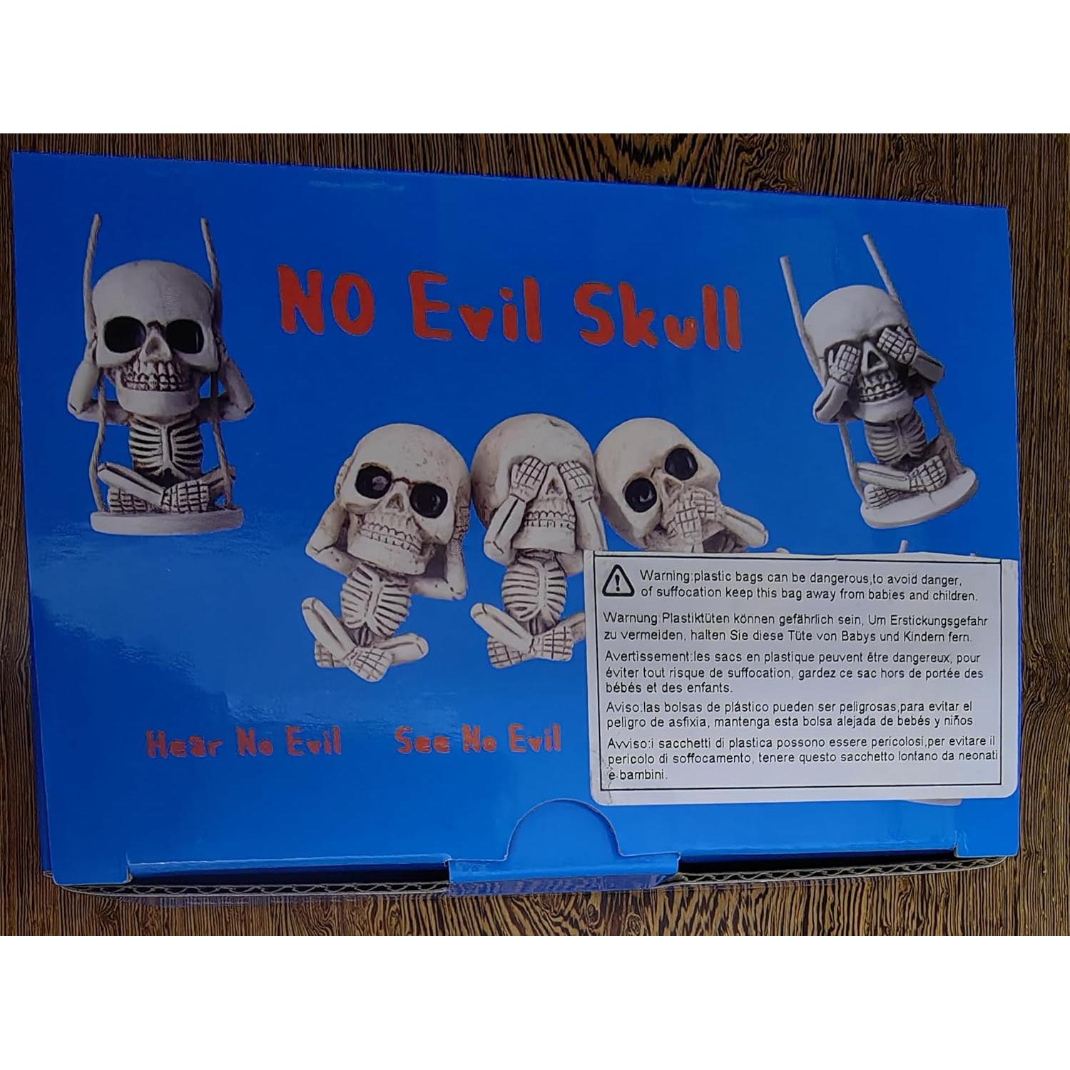 Ambientador de coche Idefair Calavera 3 Piezas Decorativas