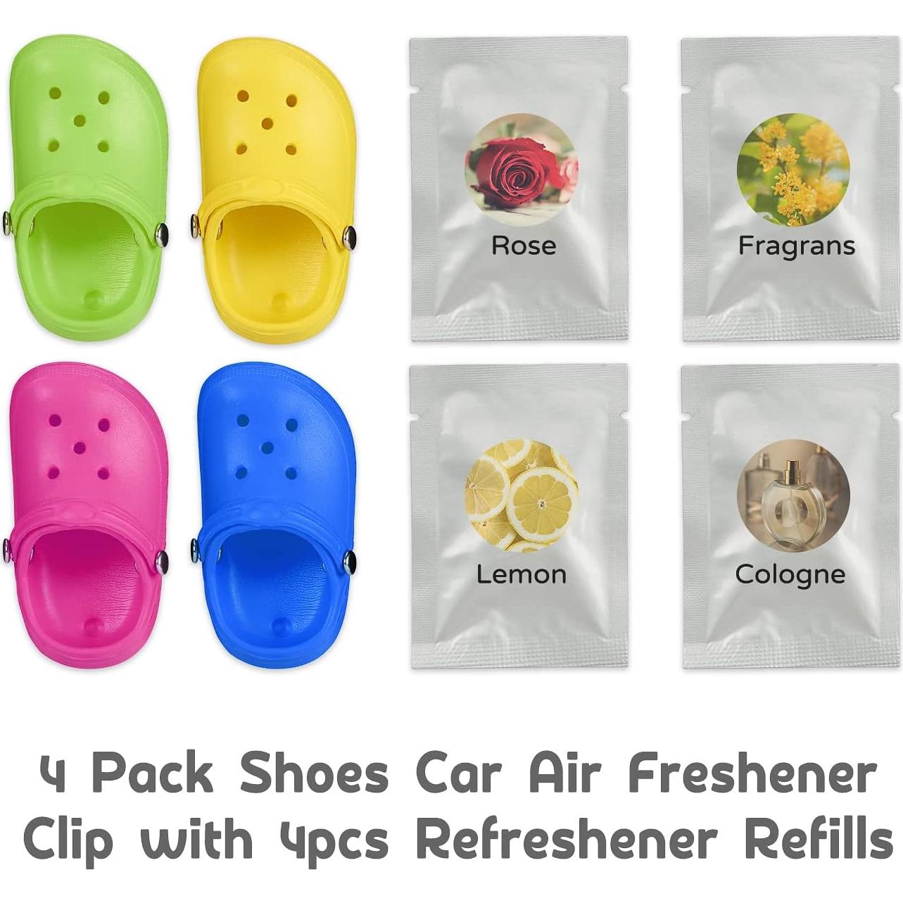 Paquete de 4 Clips de Ventilación ZJCAHXJ con Ambientadores