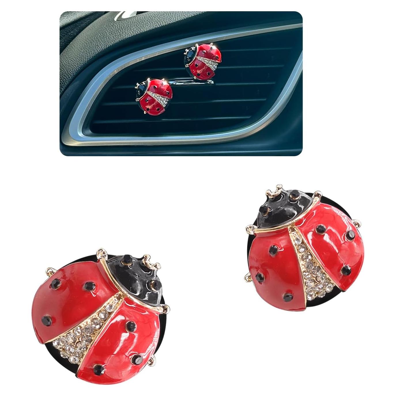 Clip de Ventilación de Coche ORIESSE Mariquita 2pcs con Aroma