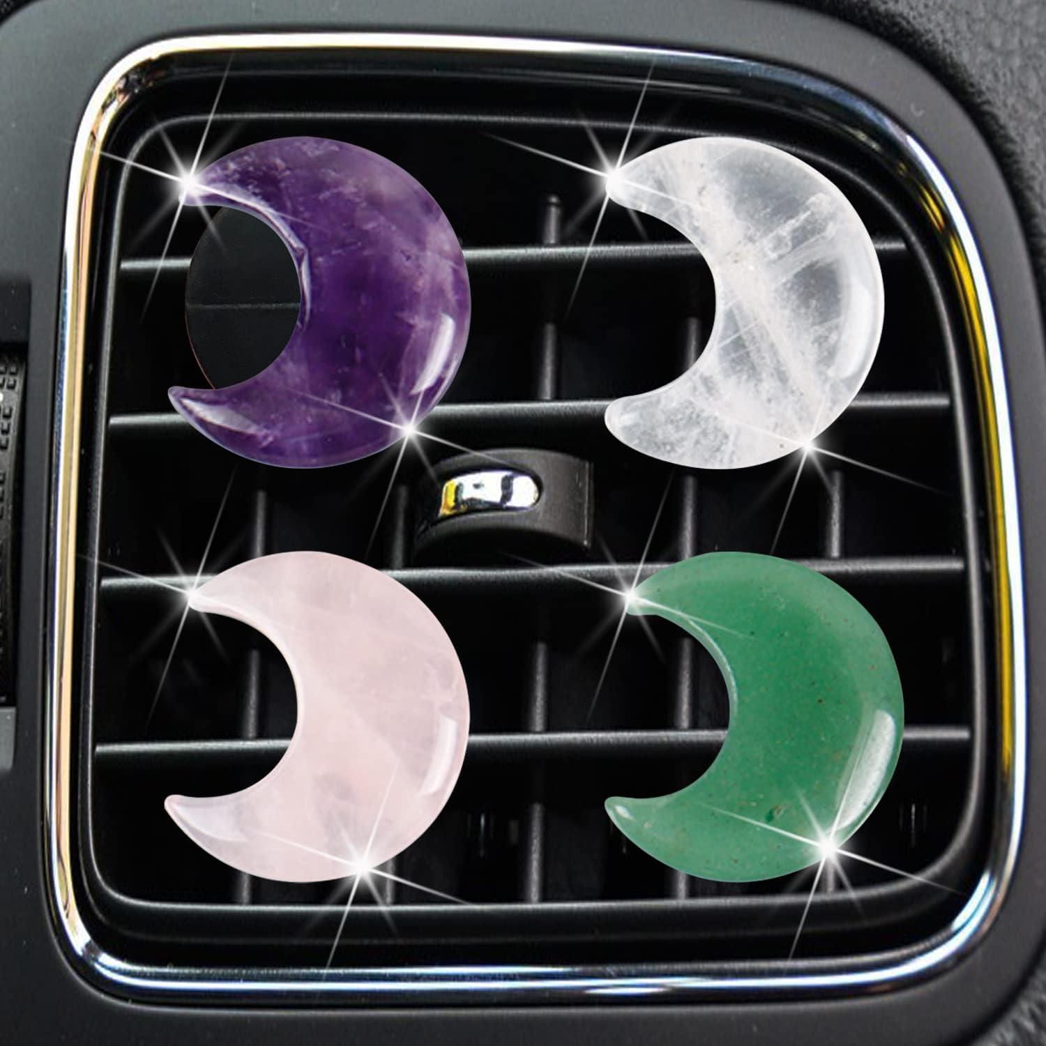 Clips Ambientadores de Ventilación de Aire Luna de Cristal - 4 Pcs