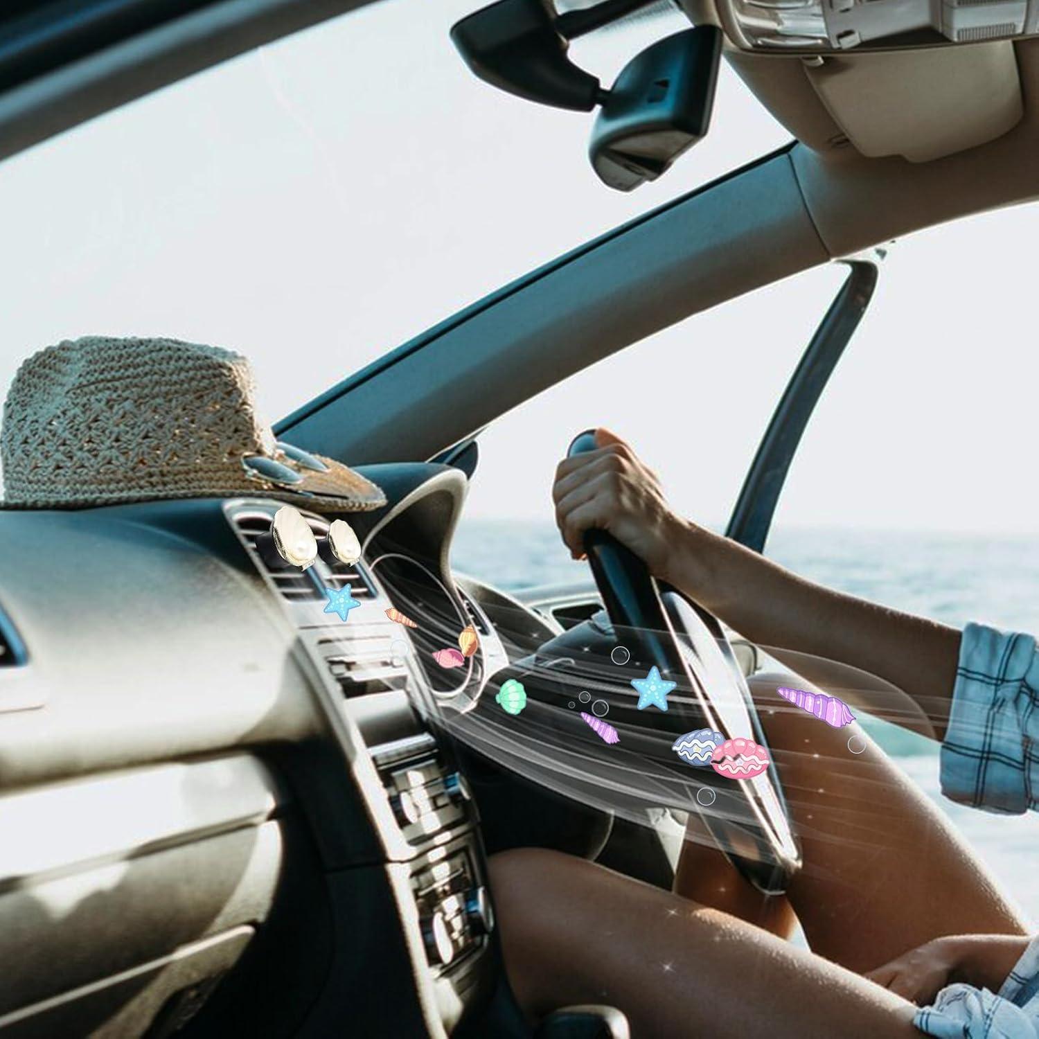 Clips de Ventilación de Auto ORIESSE con Ambientador Beige