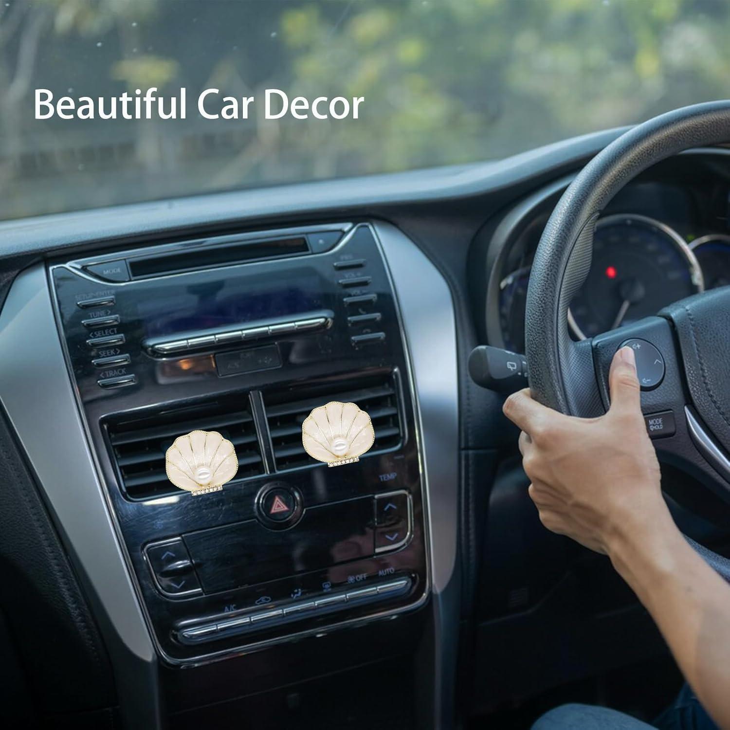 Clips de Ventilación de Auto ORIESSE con Ambientador Beige