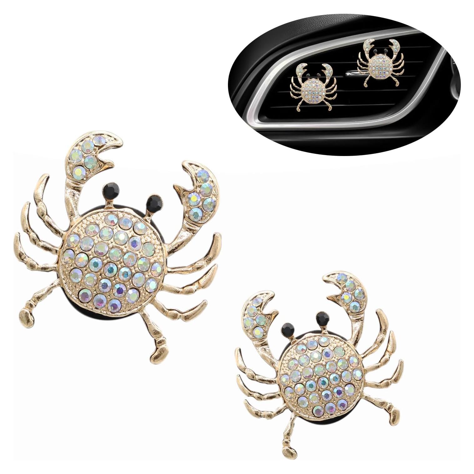 Clips de Ventilación de Coche Cangrejo ORIESSE 2pcs Decorativos