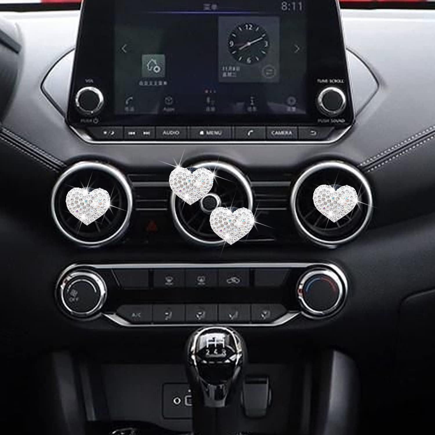 Ambientadores de Aire en Cristal Gowxs - Clips Decorativos para Auto