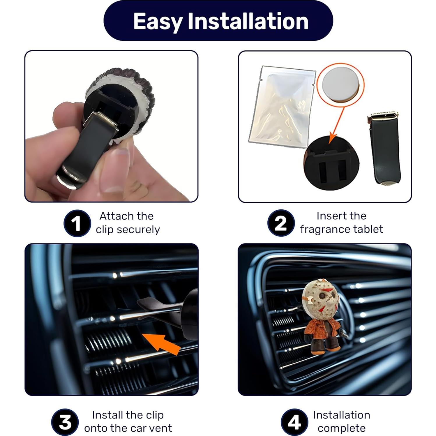 Ambientador de Auto 2 Piezas Personajes de Horror GENANY