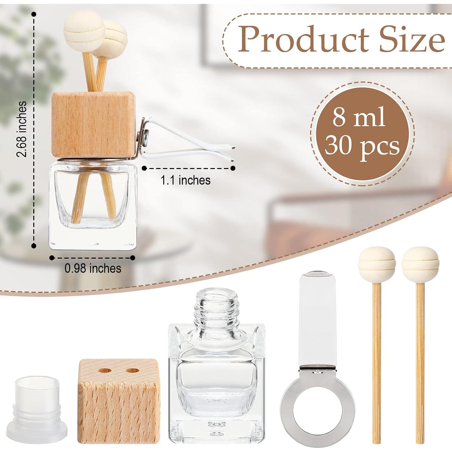 Difusores de Aceite Esencial Zubebe 30 Piezas para Auto