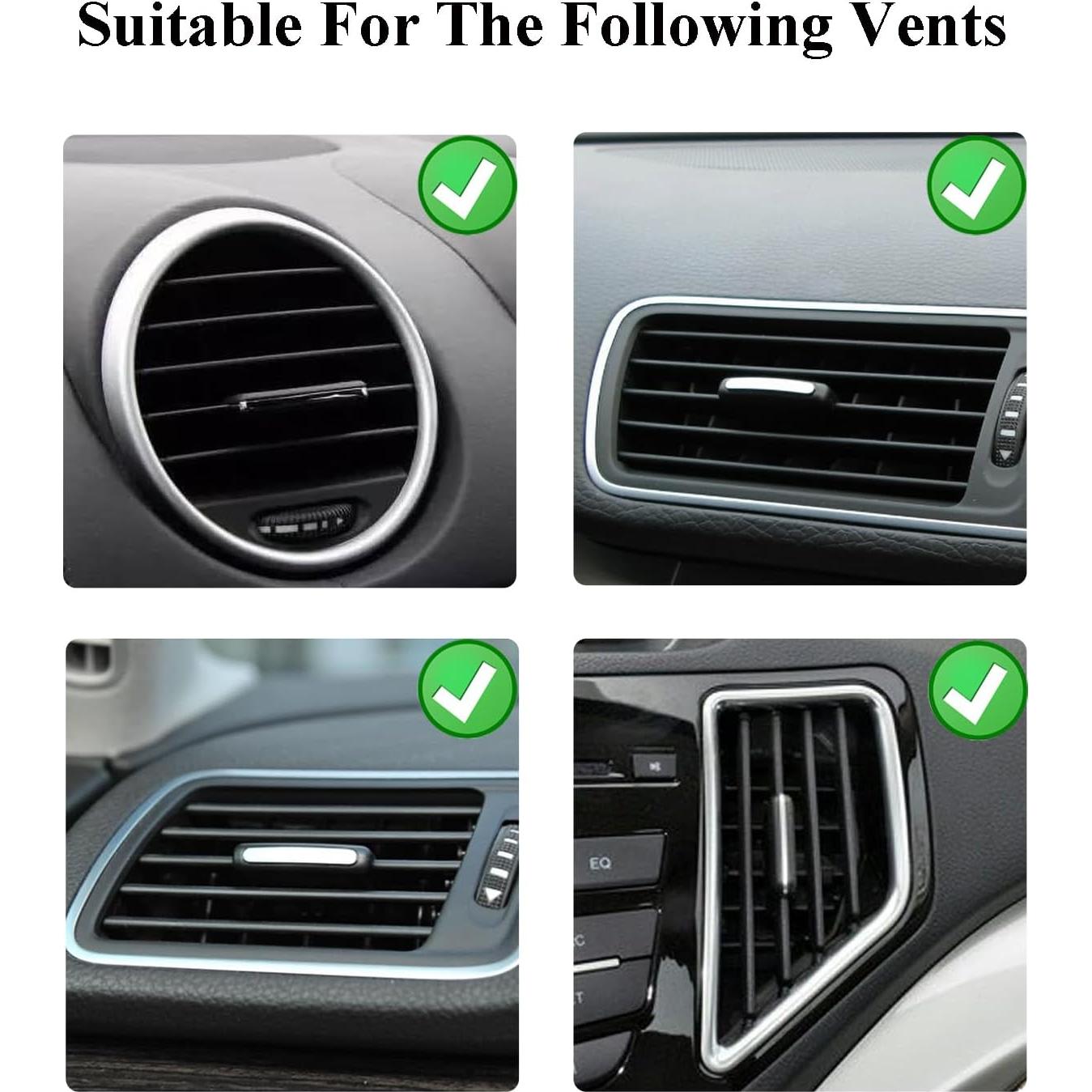 Clips de Ventilación de Coche ORIESSE con Flores 2pcs