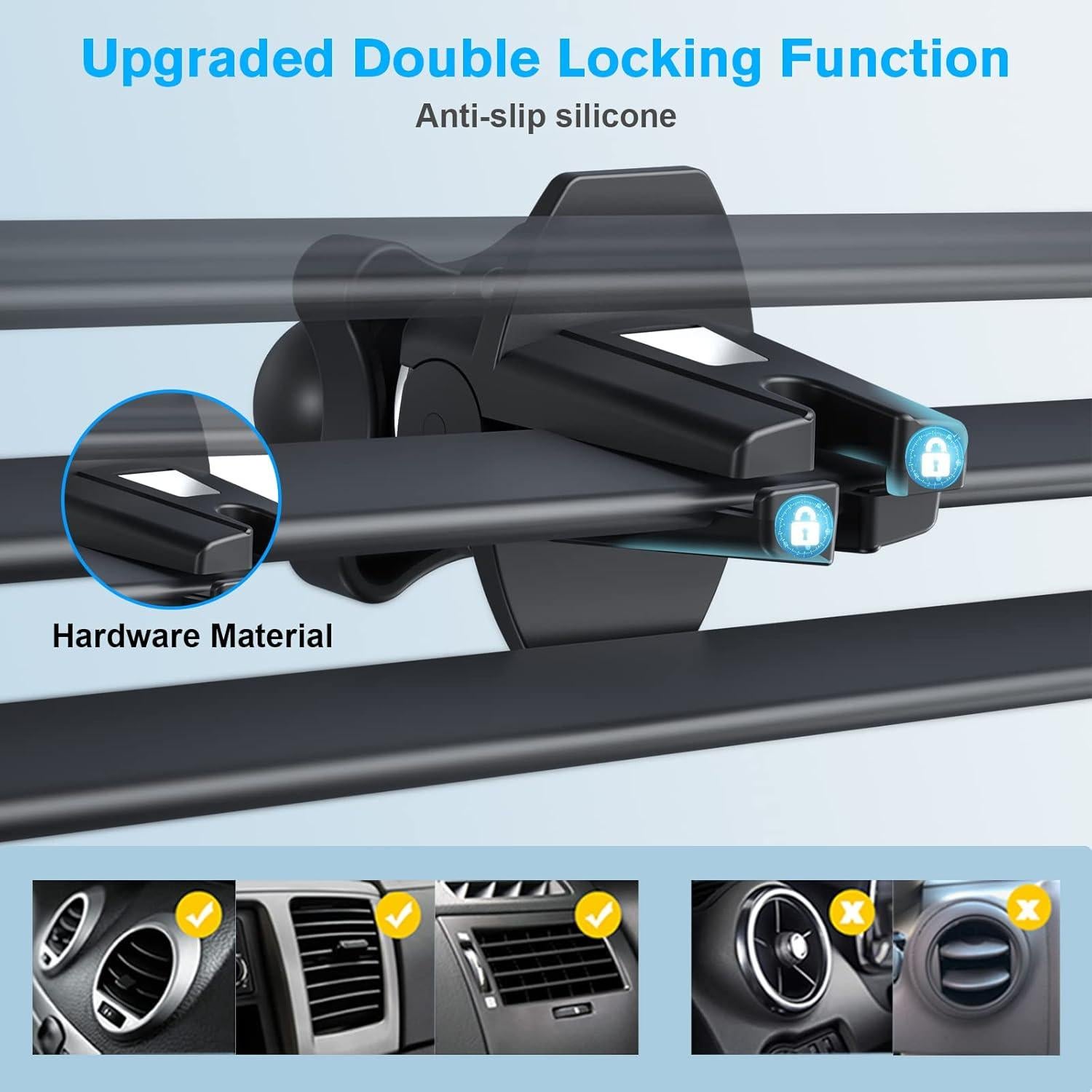 Clip Universal OHLPRO para Soporte de Teléfono en Auto, 16mm