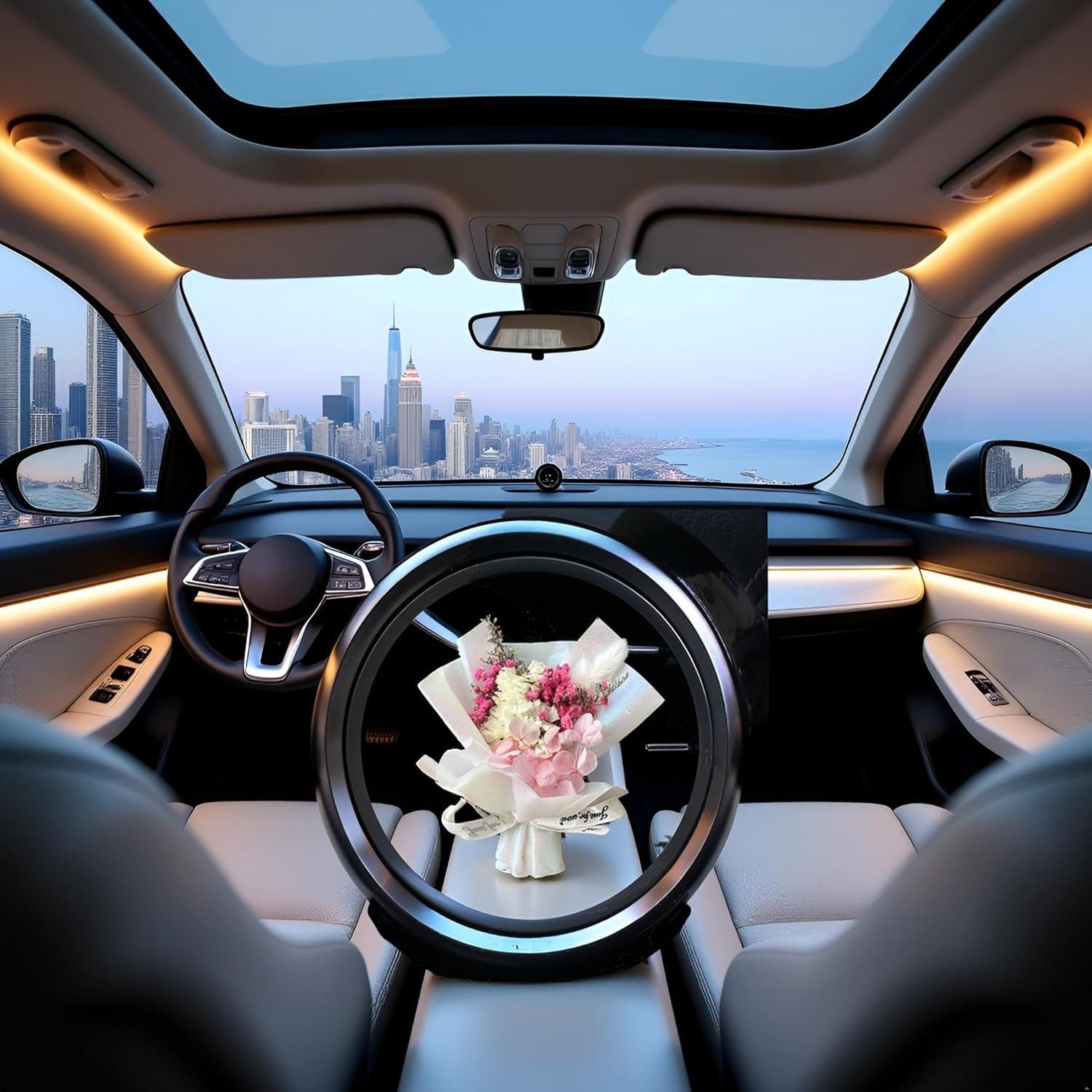 Ramo de Flores Secas Mini Galepromot para Ventilación de Coche